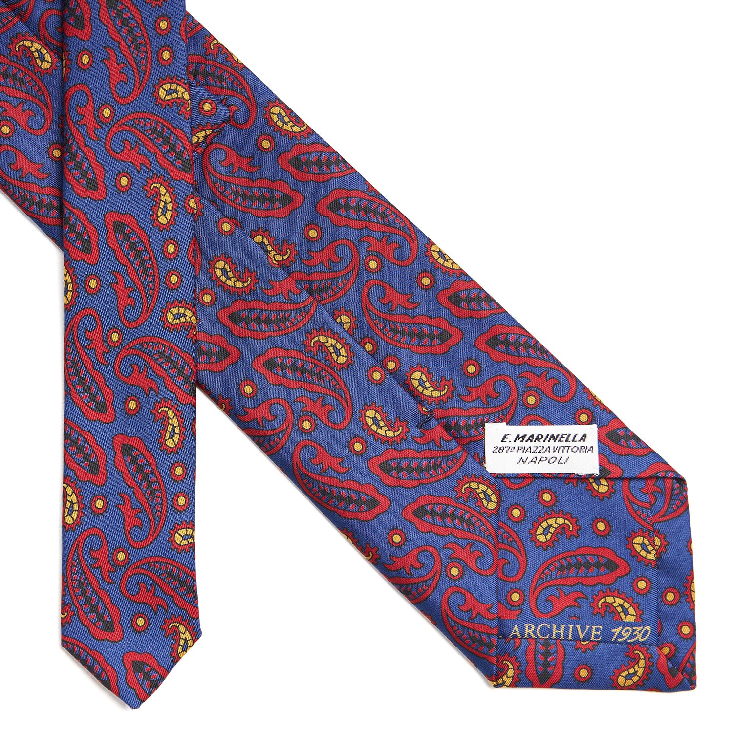 BLUE SILK TIE