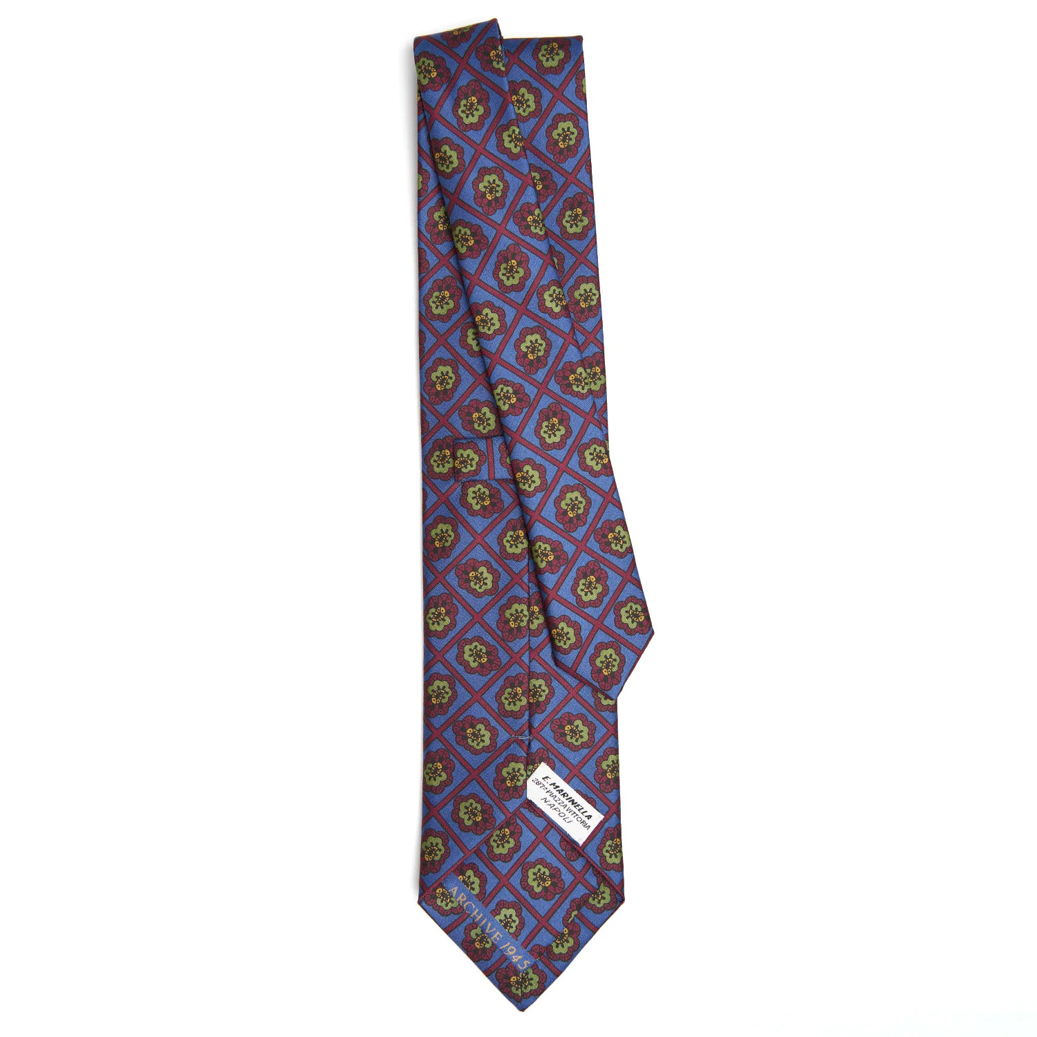 MID BLUE SILK TIE - Image 3