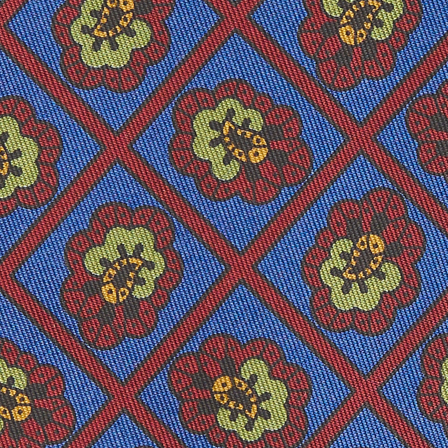 MID BLUE SILK TIE - Image 4