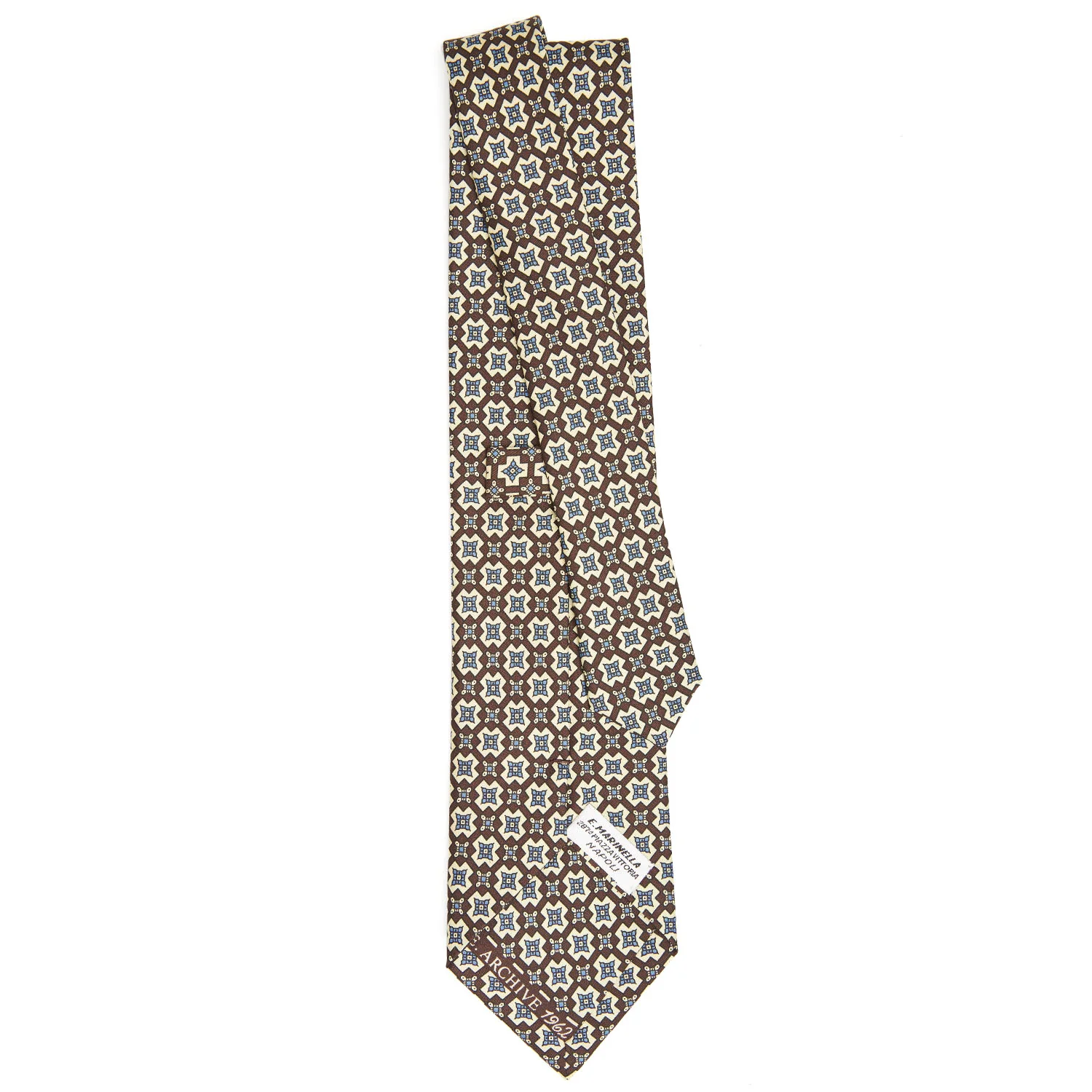DARK BROWN SILK TIE - Image 3