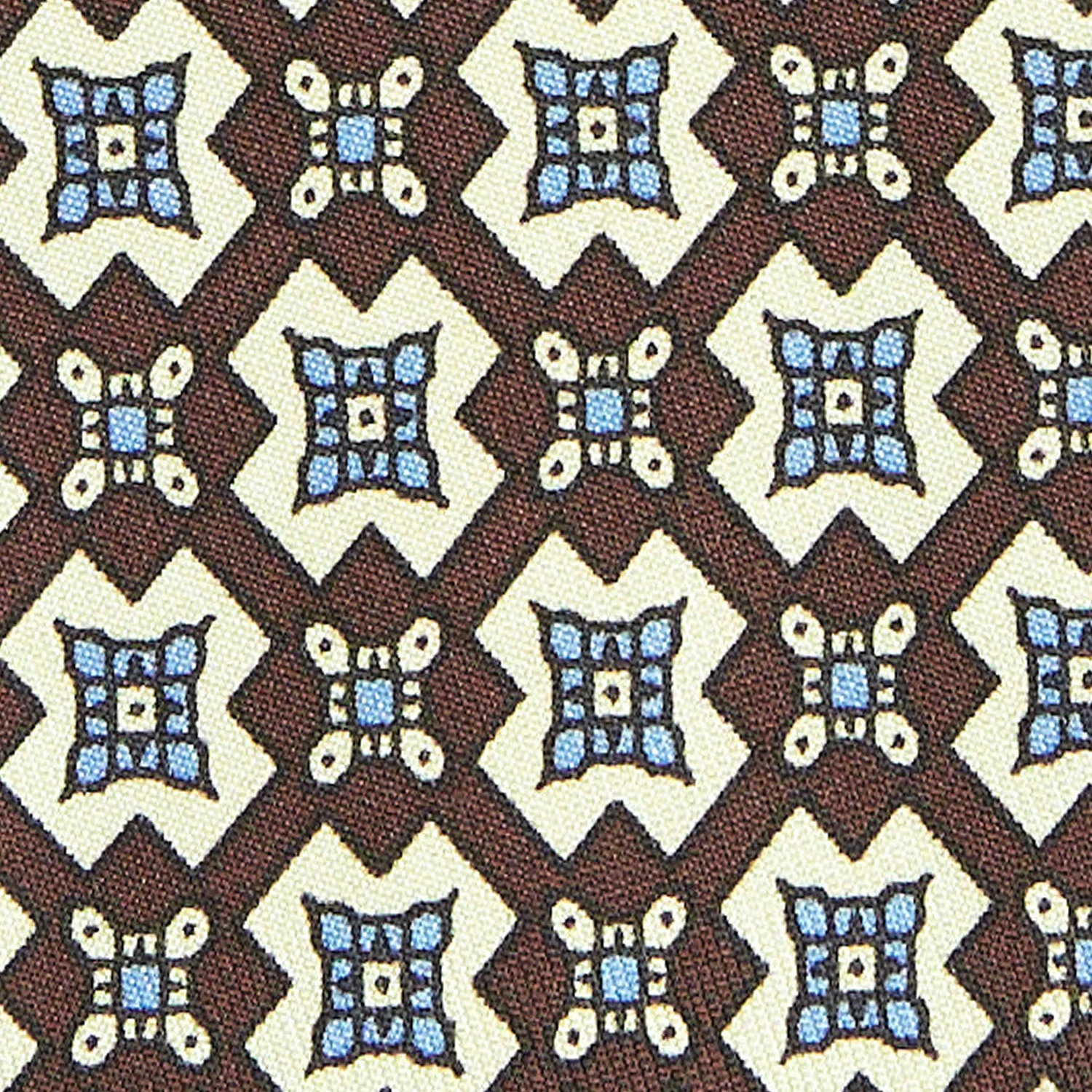 DARK BROWN SILK TIE - Image 4