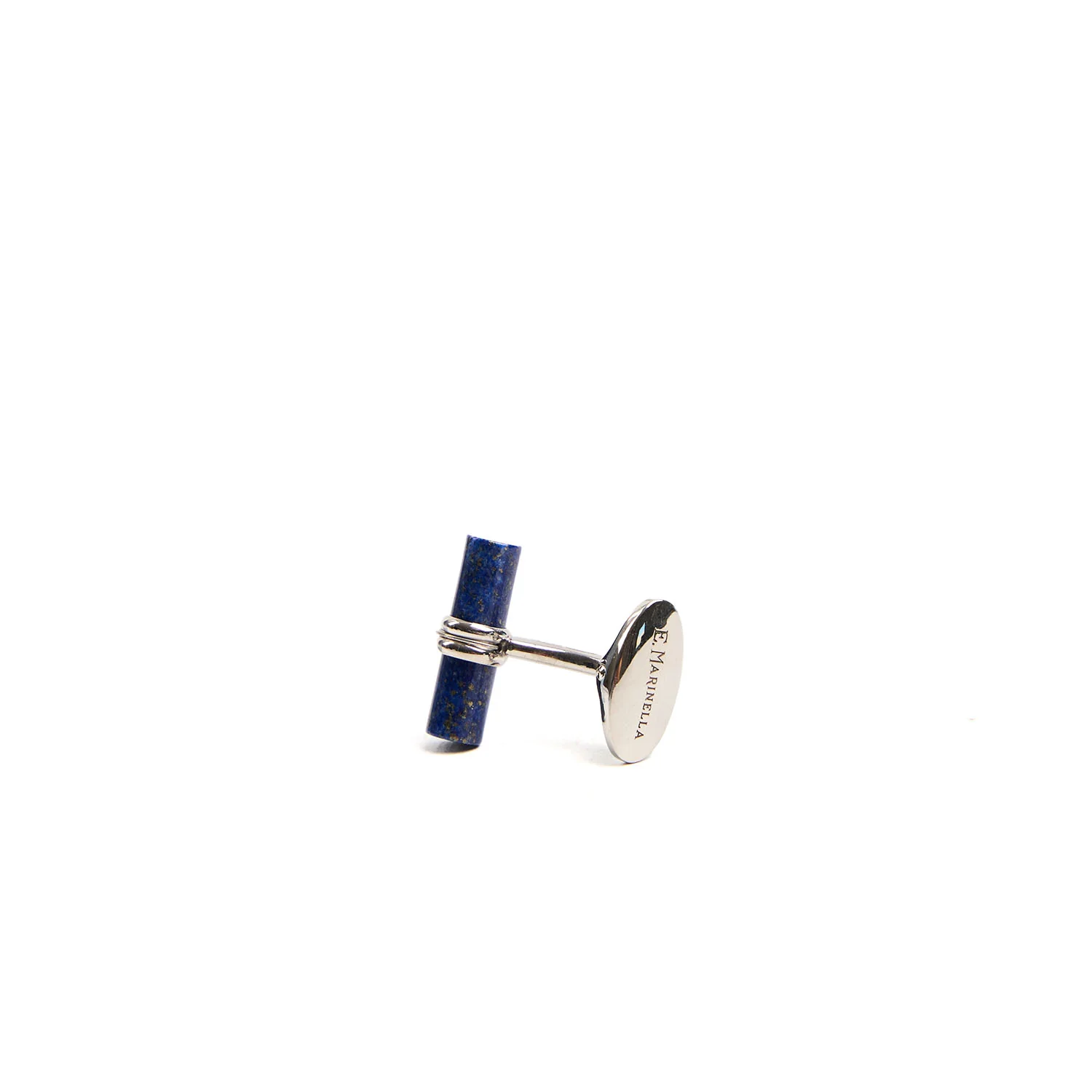 BAR CUFFLINKS WITH LAPIS - Image 6