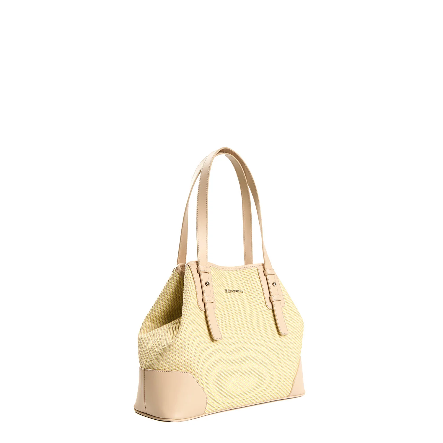 BEIGE MIDI TOTE BAG - Image 3
