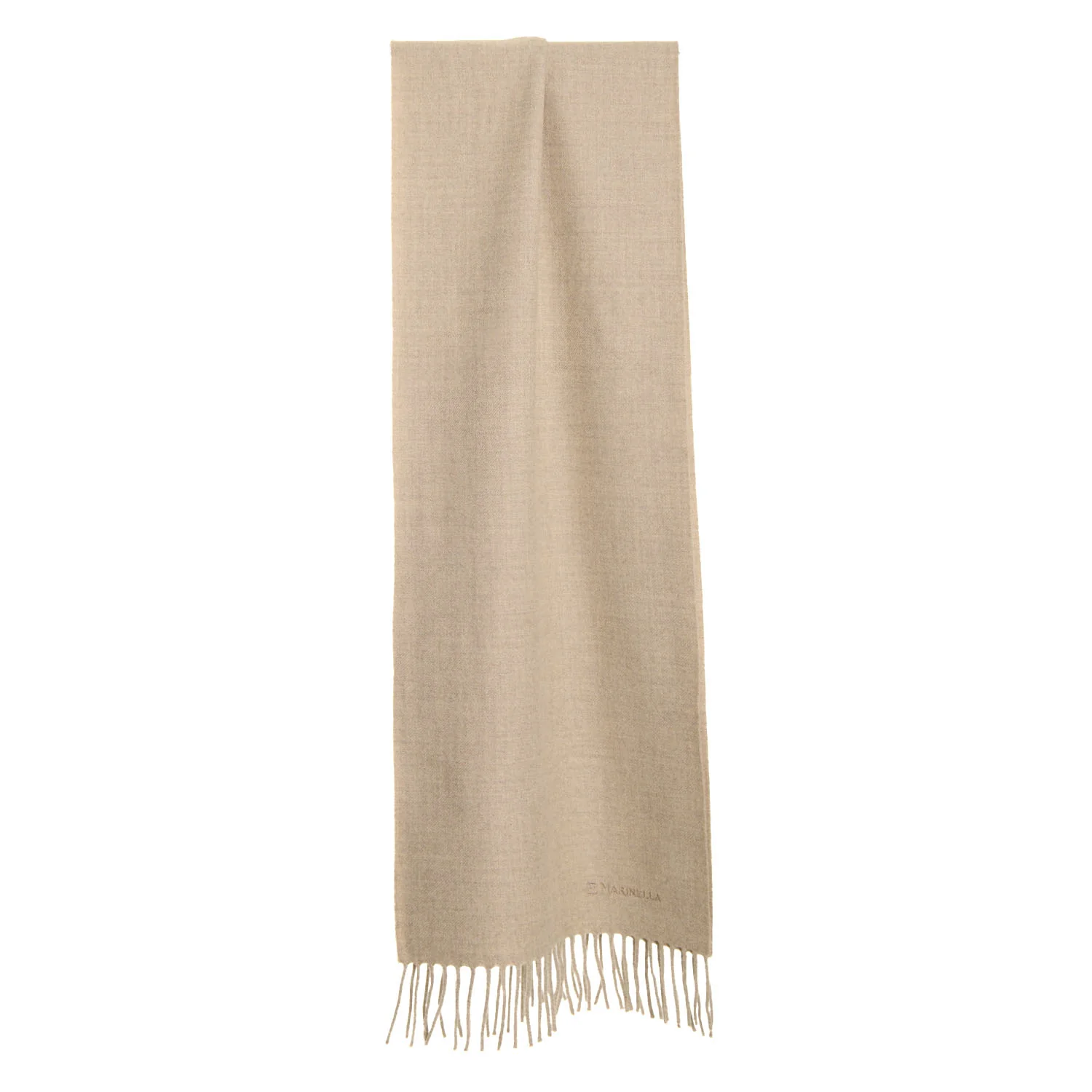 BEIGE SOLID SCARF