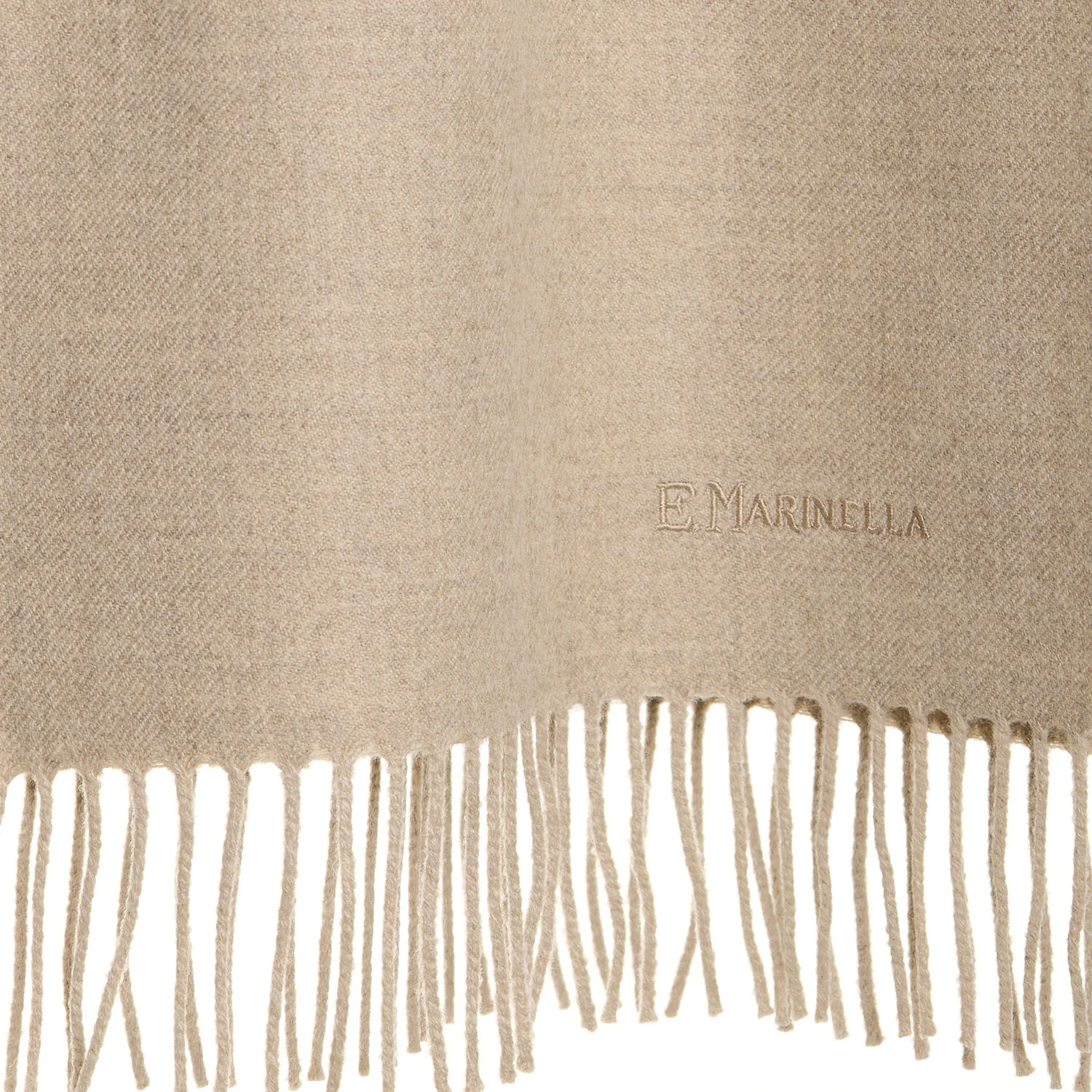 BEIGE SOLID SCARF - Image 3