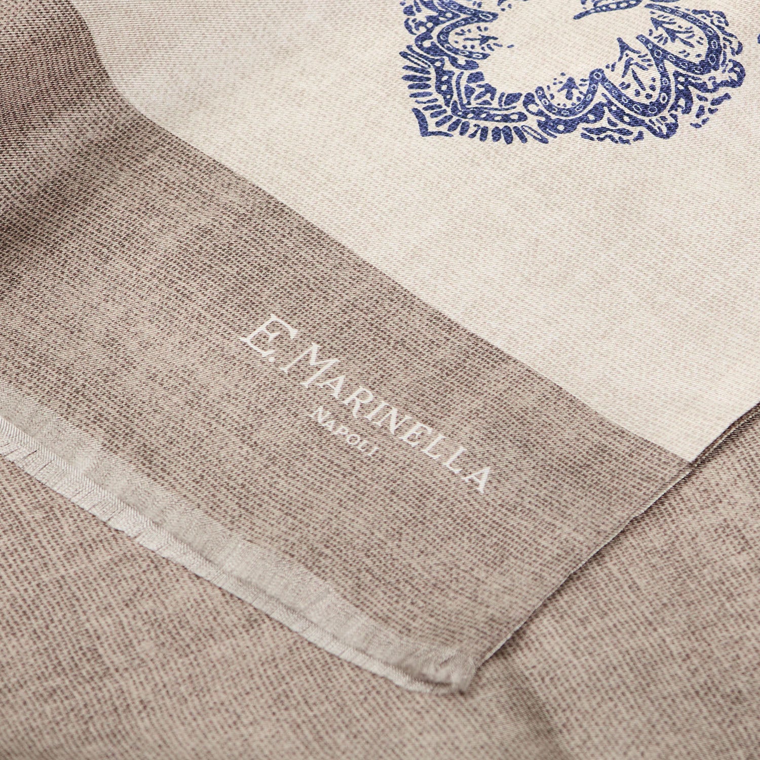 BIEGE DOUBLE SILK SCARF - Image 4