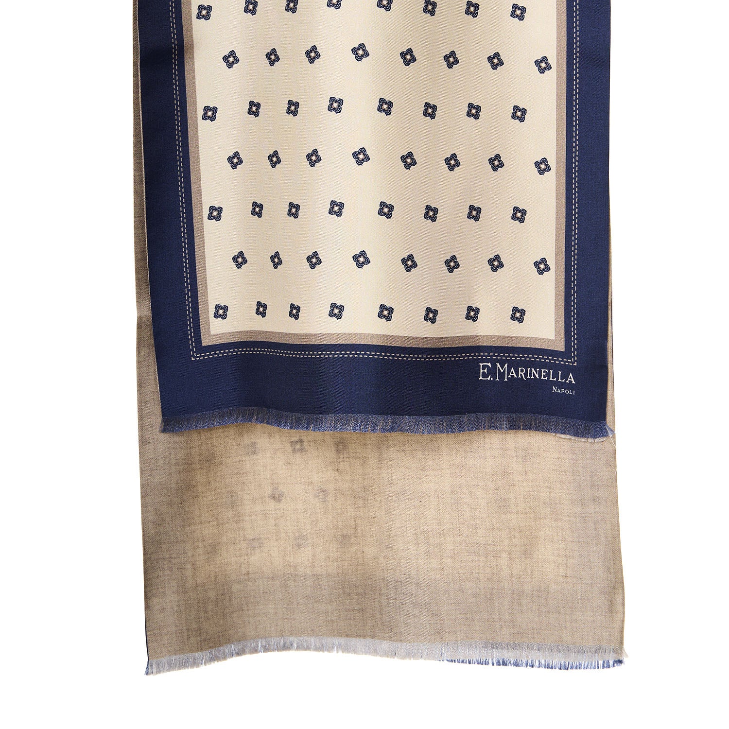 BIEGE DOUBLE SILK SCARF - Image 2