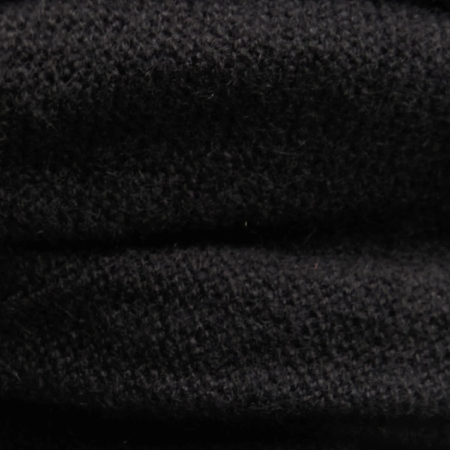 BLACK DOUBLE-KNIT WARMER - Image 3