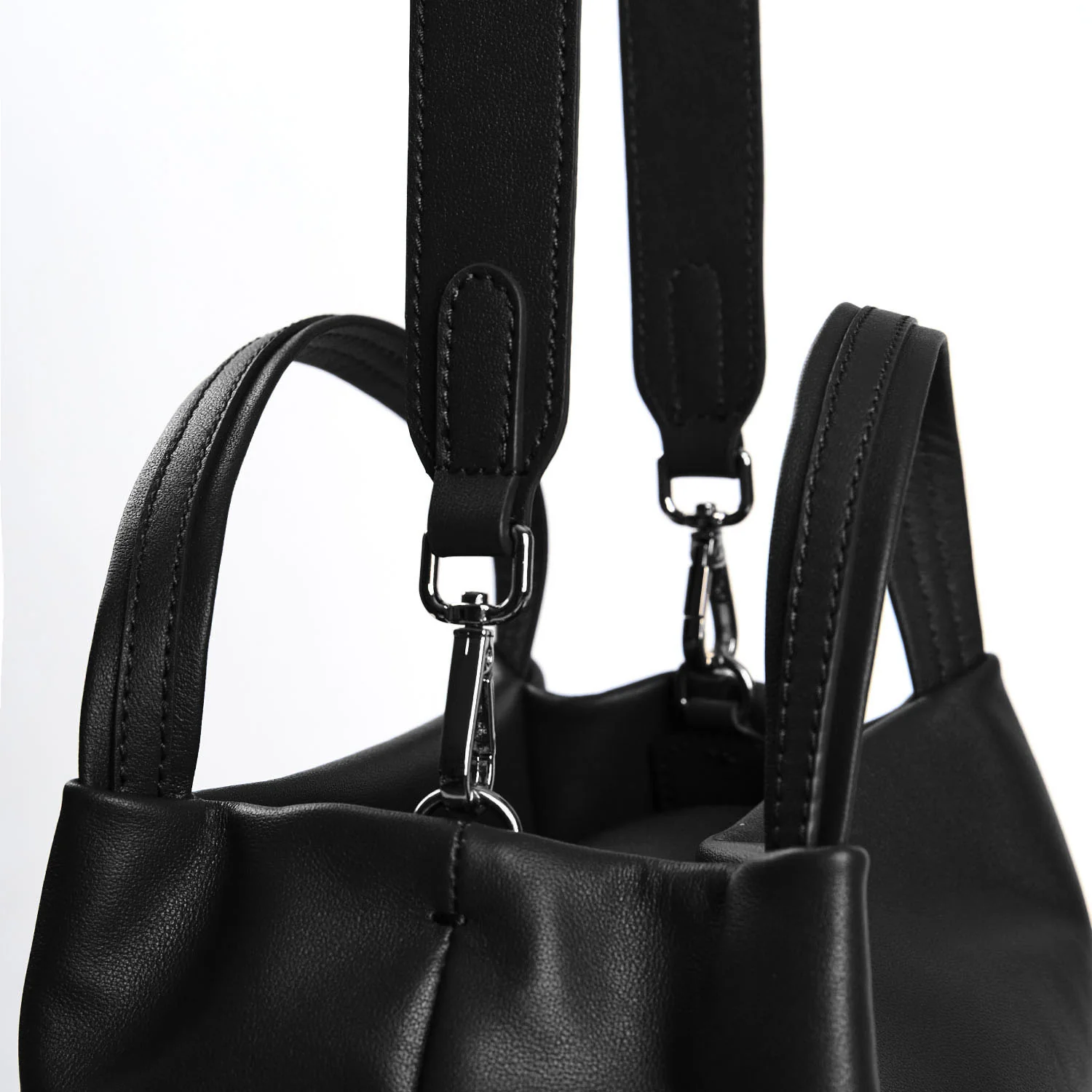 BLACK SOFT MINI BAG - Image 5