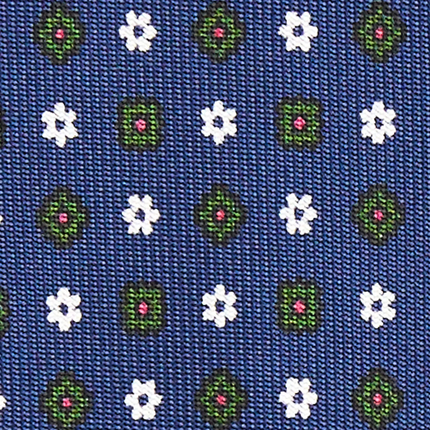 BLUE 5 FOLD SARTORIAL SILK TIE - Image 4