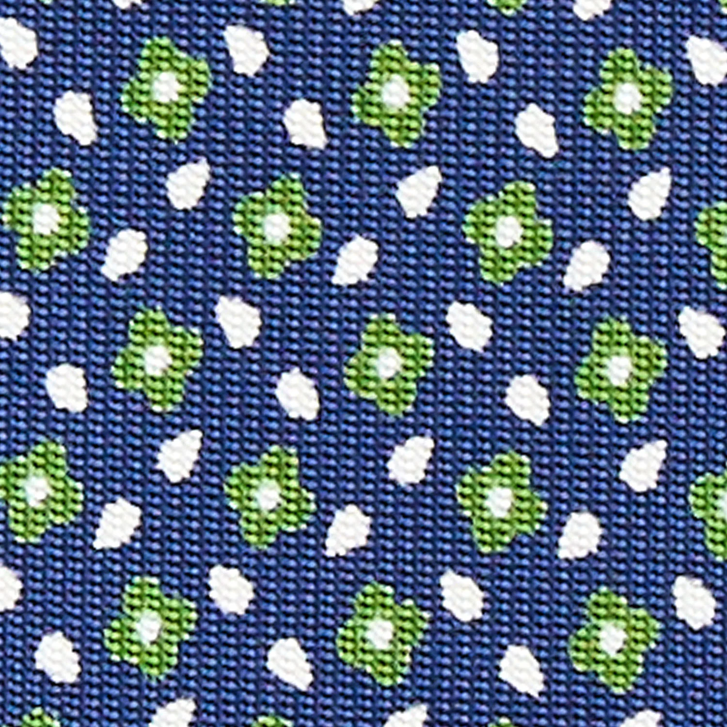 BLUE 7 FOLD SARTORIAL SILK TIE - Image 4