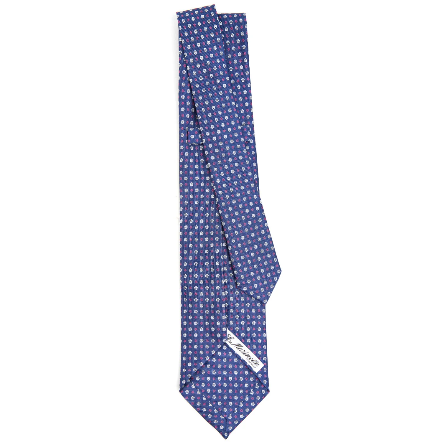 BLUE 7 FOLD SARTORIAL SILK TIE - Image 3