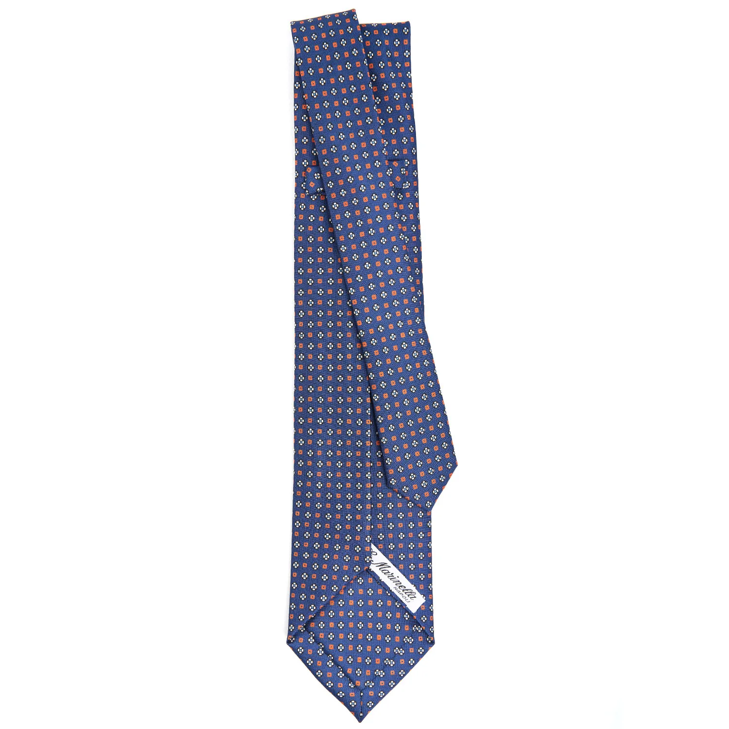 BLUE 7 FOLD SARTORIAL SILK TIE - Image 3