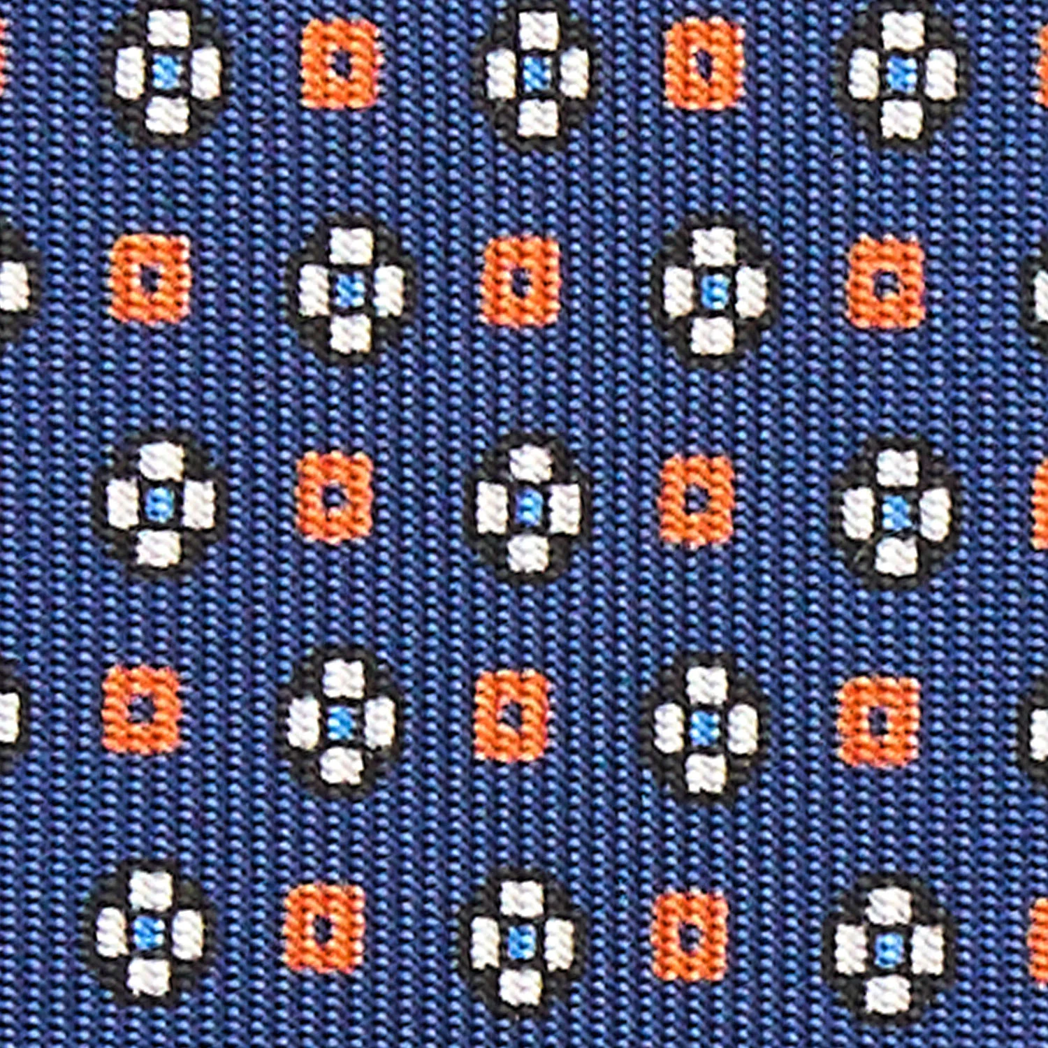 BLUE 7 FOLD SARTORIAL SILK TIE - Image 4
