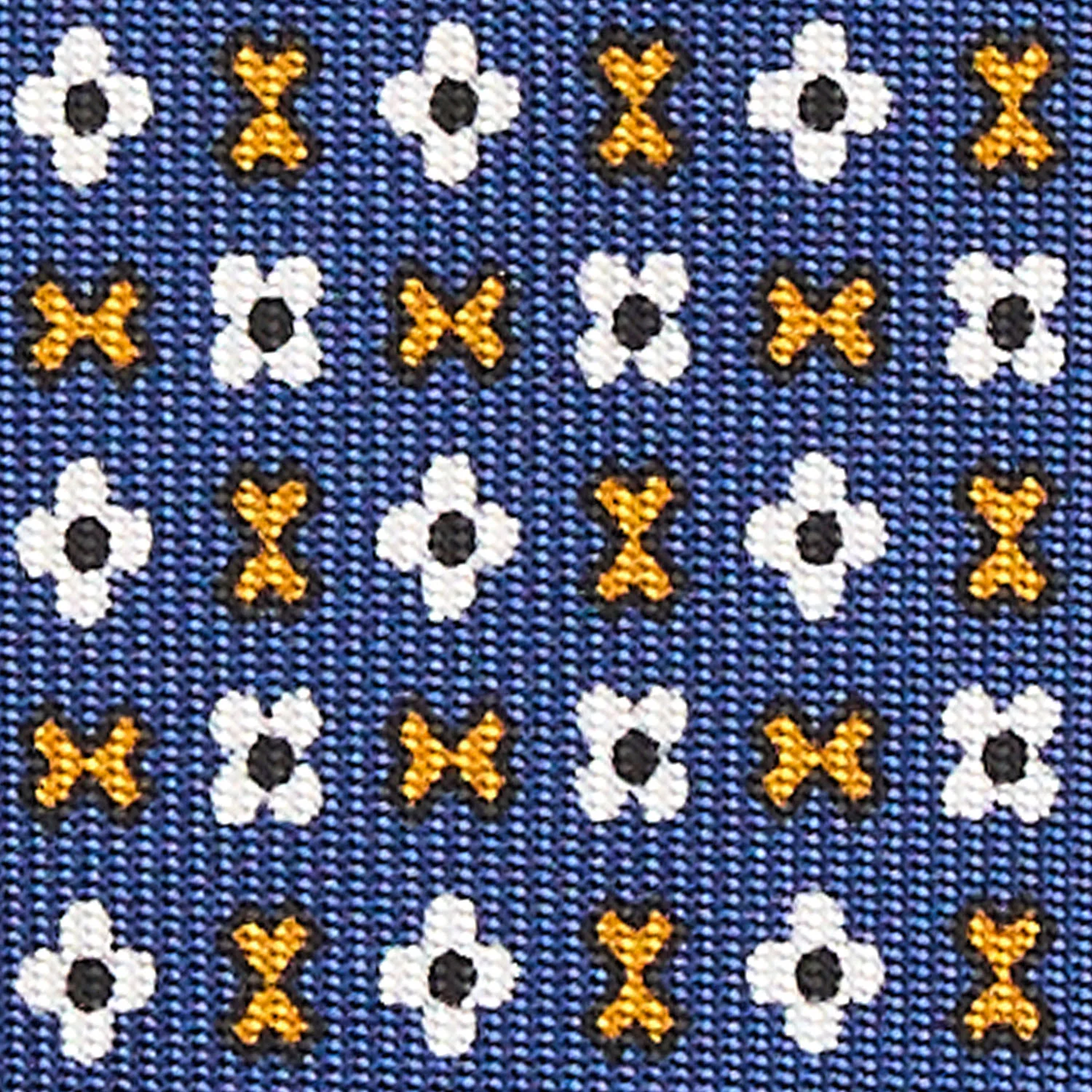 BLUE 9 FOLD SARTORIAL SILK TIE - Image 4