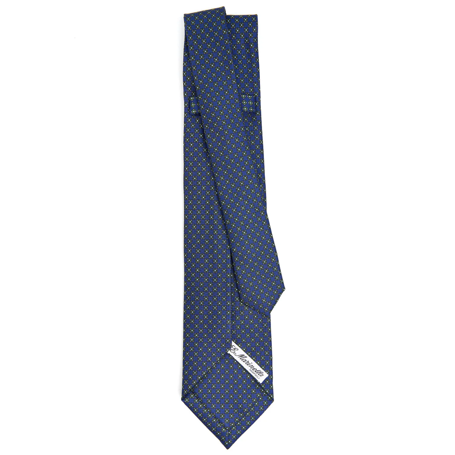 BLUE 9 FOLD SARTORIAL SILK TIE - Image 3