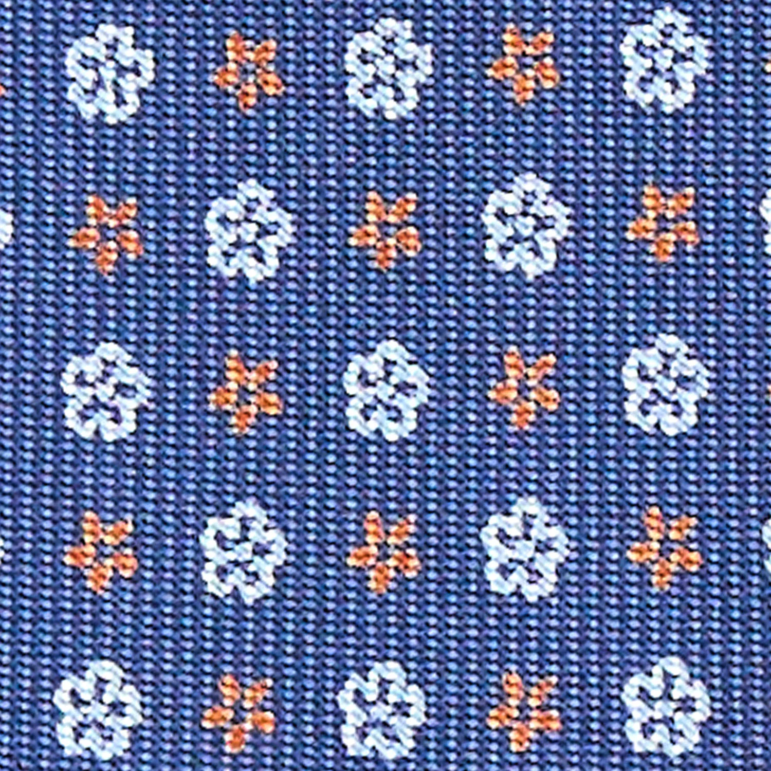 BLUE 9 FOLD SARTORIAL SILK TIE - Image 4