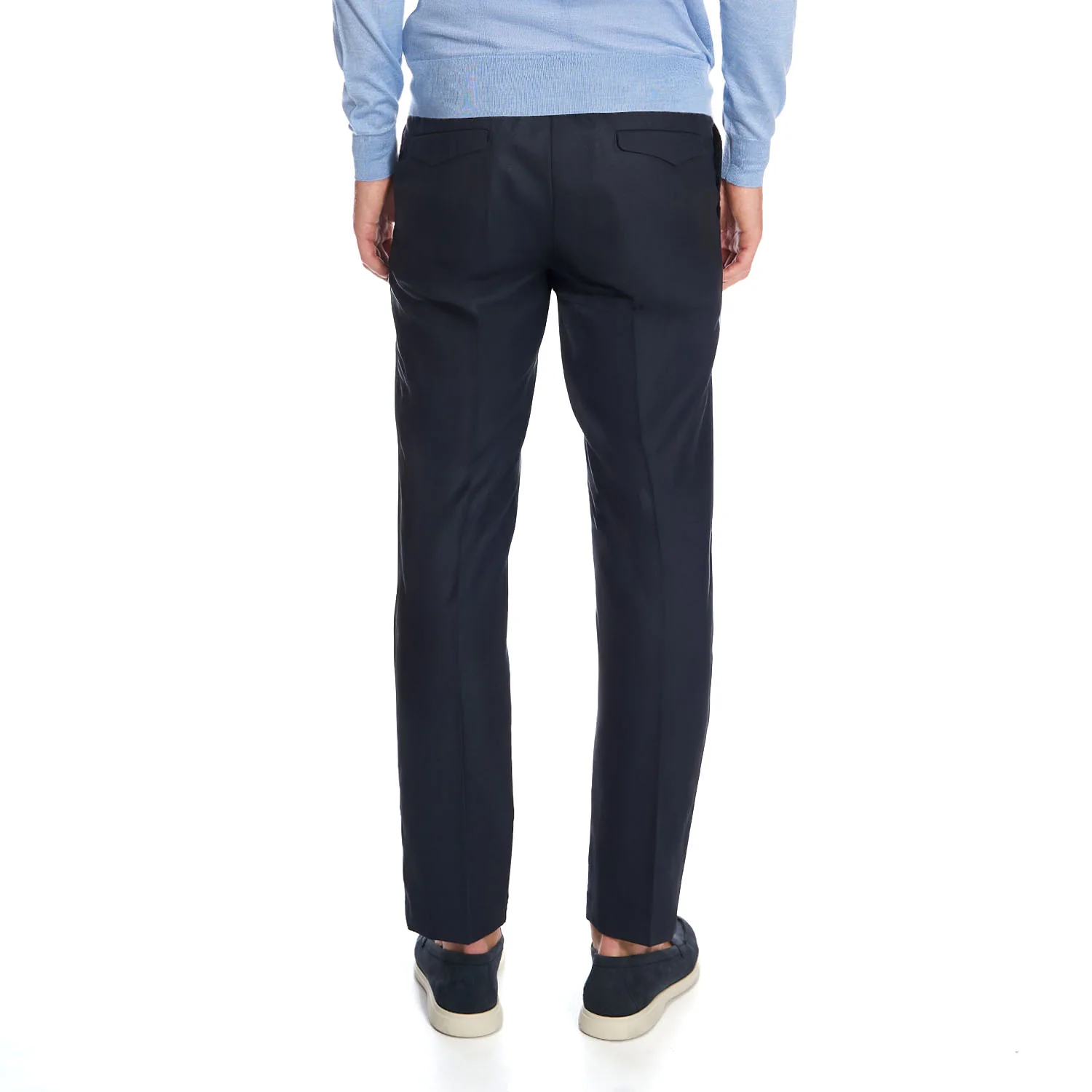 BLUE CHINO TROUSERS - Image 3