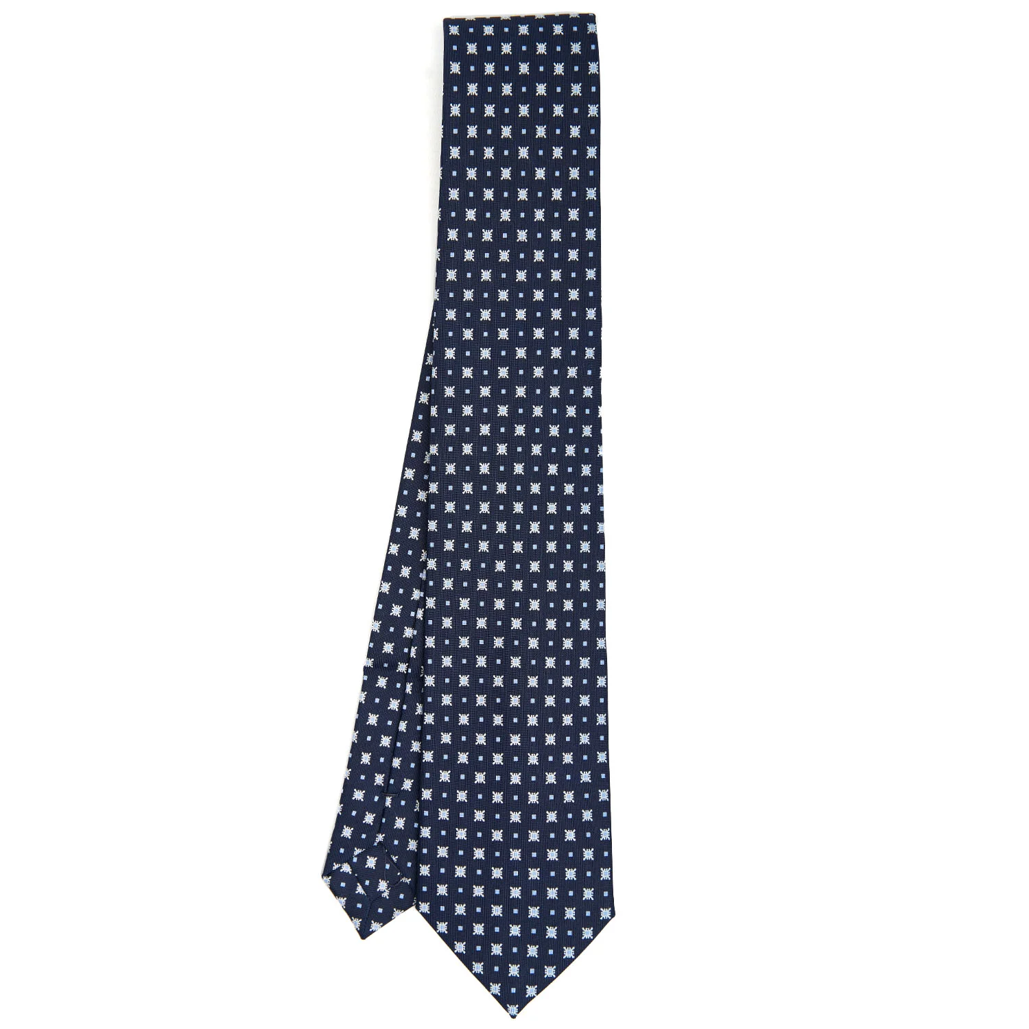 BLUE EXTRA LONG SARTORIAL SILK TIE - Image 2