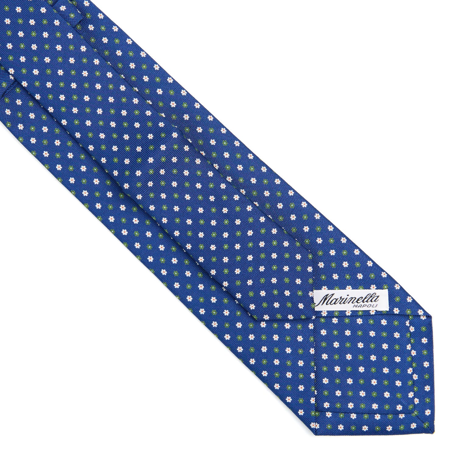 BLUE EXTRA LONG SARTORIAL SILK TIE - Image 4