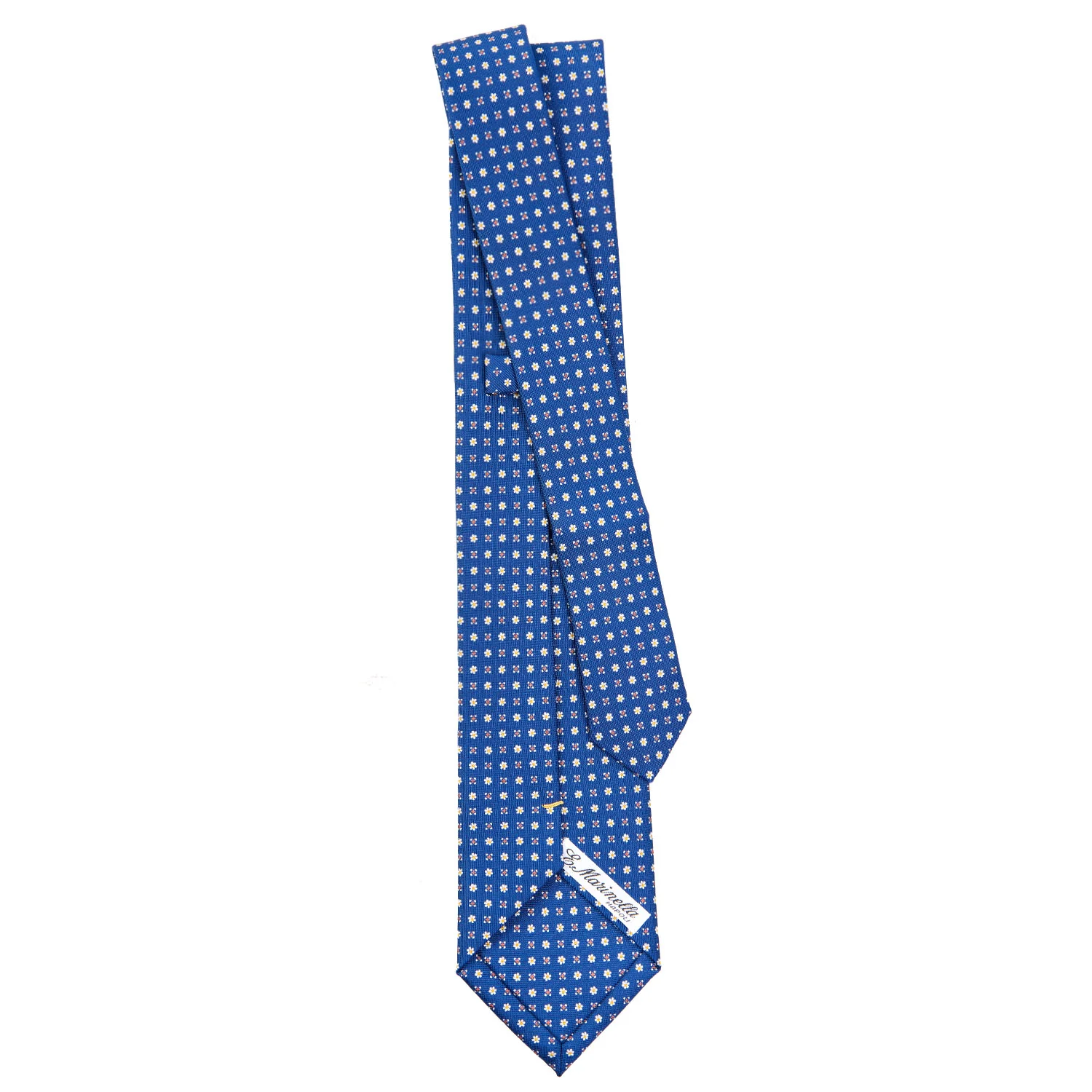 BLUE EXTRA LONG SARTORIAL SILK TIE - Image 3