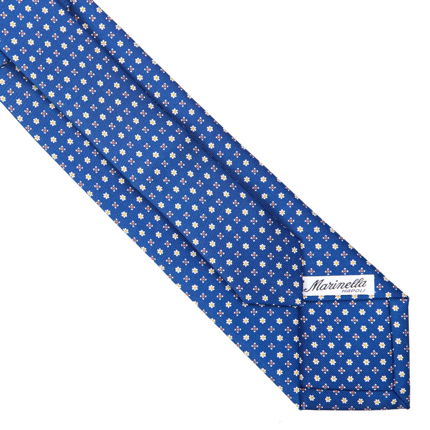 BLUE EXTRA LONG SARTORIAL SILK TIE - Image 4