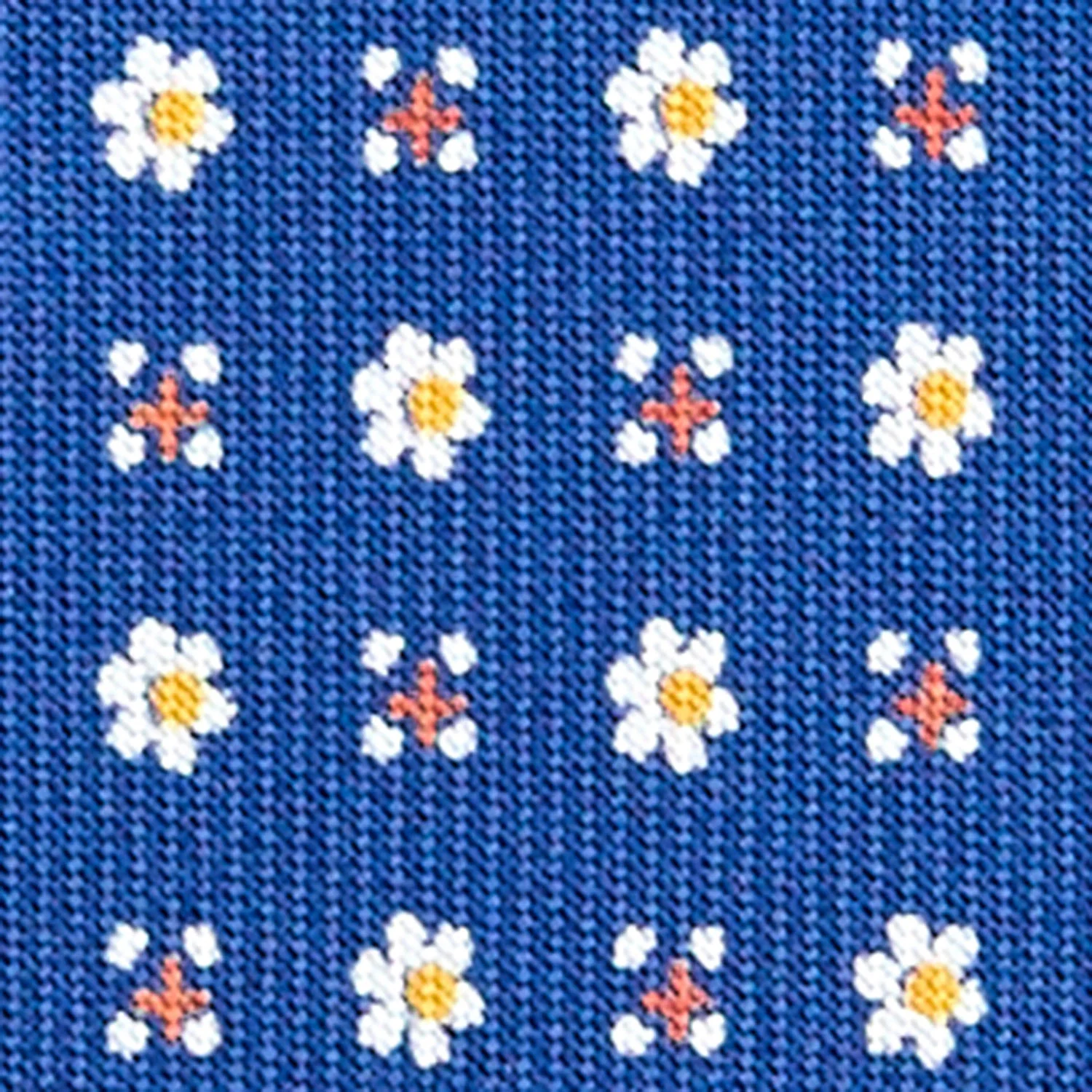 BLUE EXTRA LONG SARTORIAL SILK TIE - Image 5