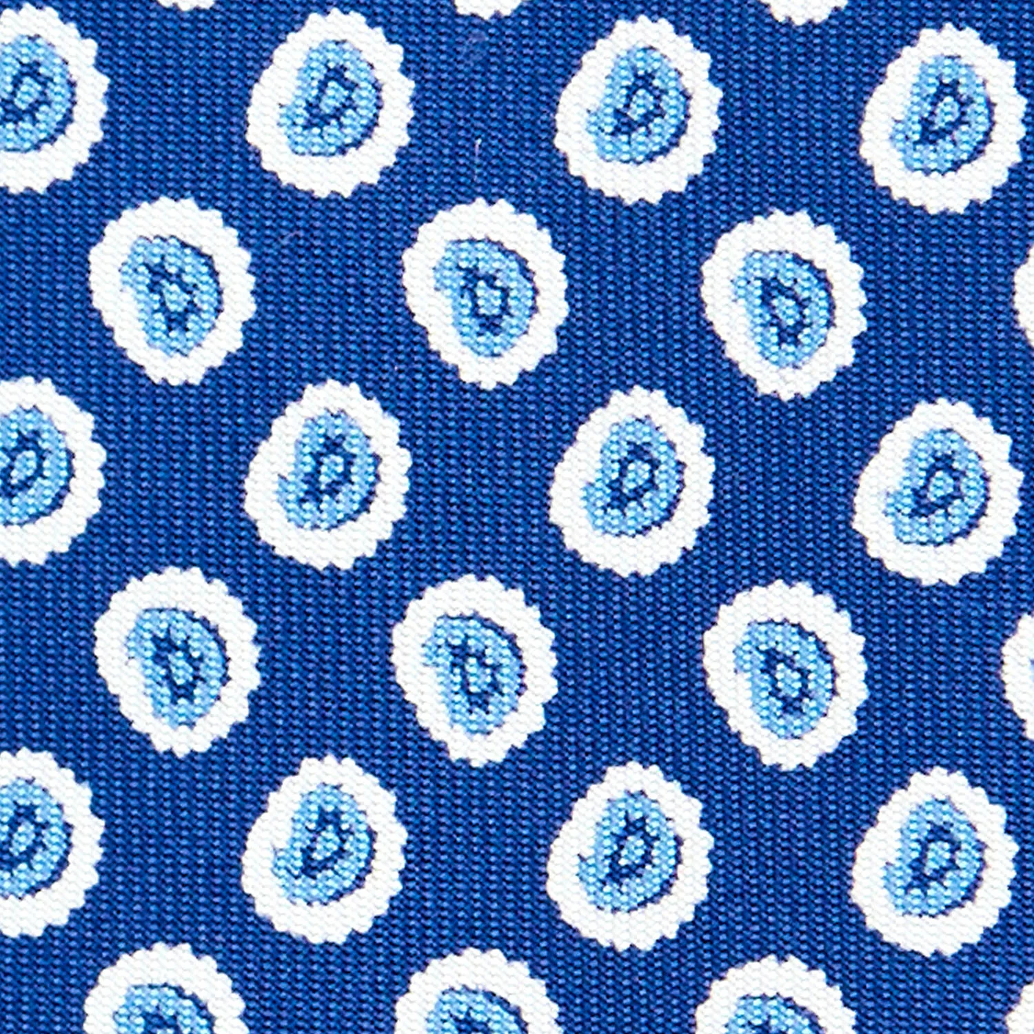 BLUE EXTRA LONG SILK TIE - Image 5