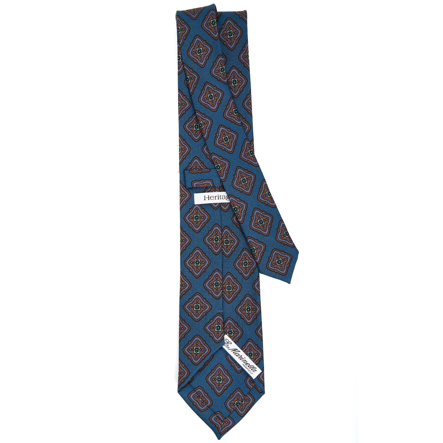 BLUE SILK TIE - Image 3