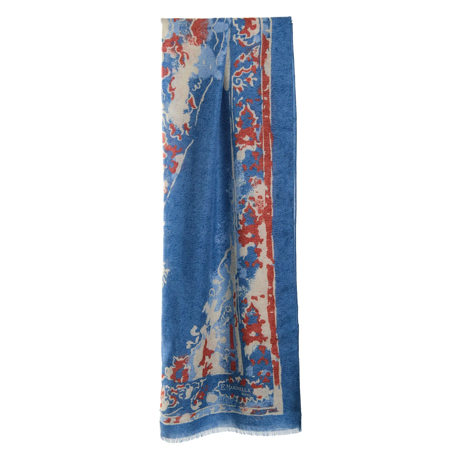 BLUE MADDER CASHMERE STOLE