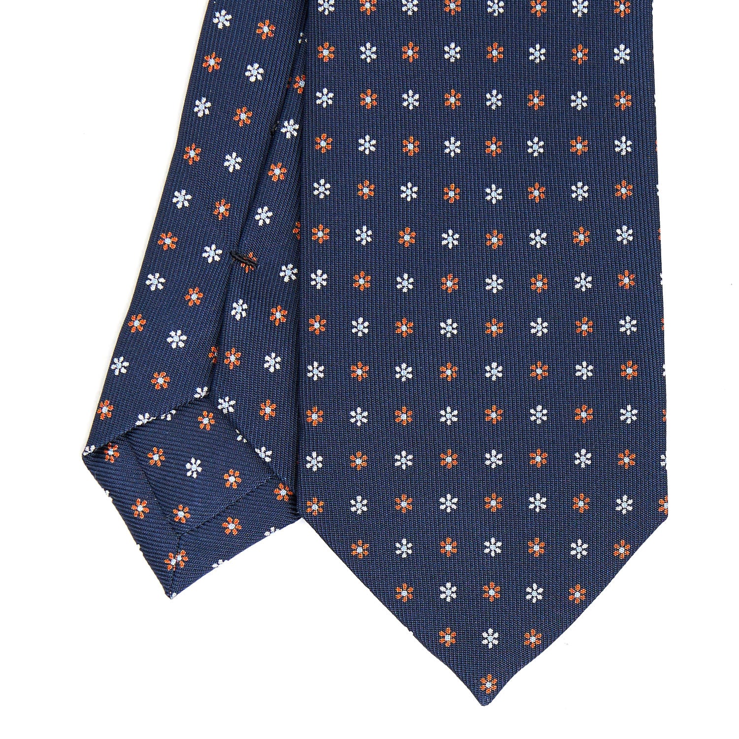 BLUE SARTORIAL 7 CM SILK TIE