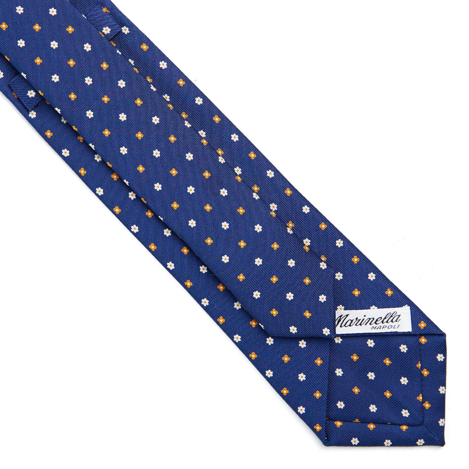 BLUE SARTORIAL 7 CM SILK TIE - Image 4
