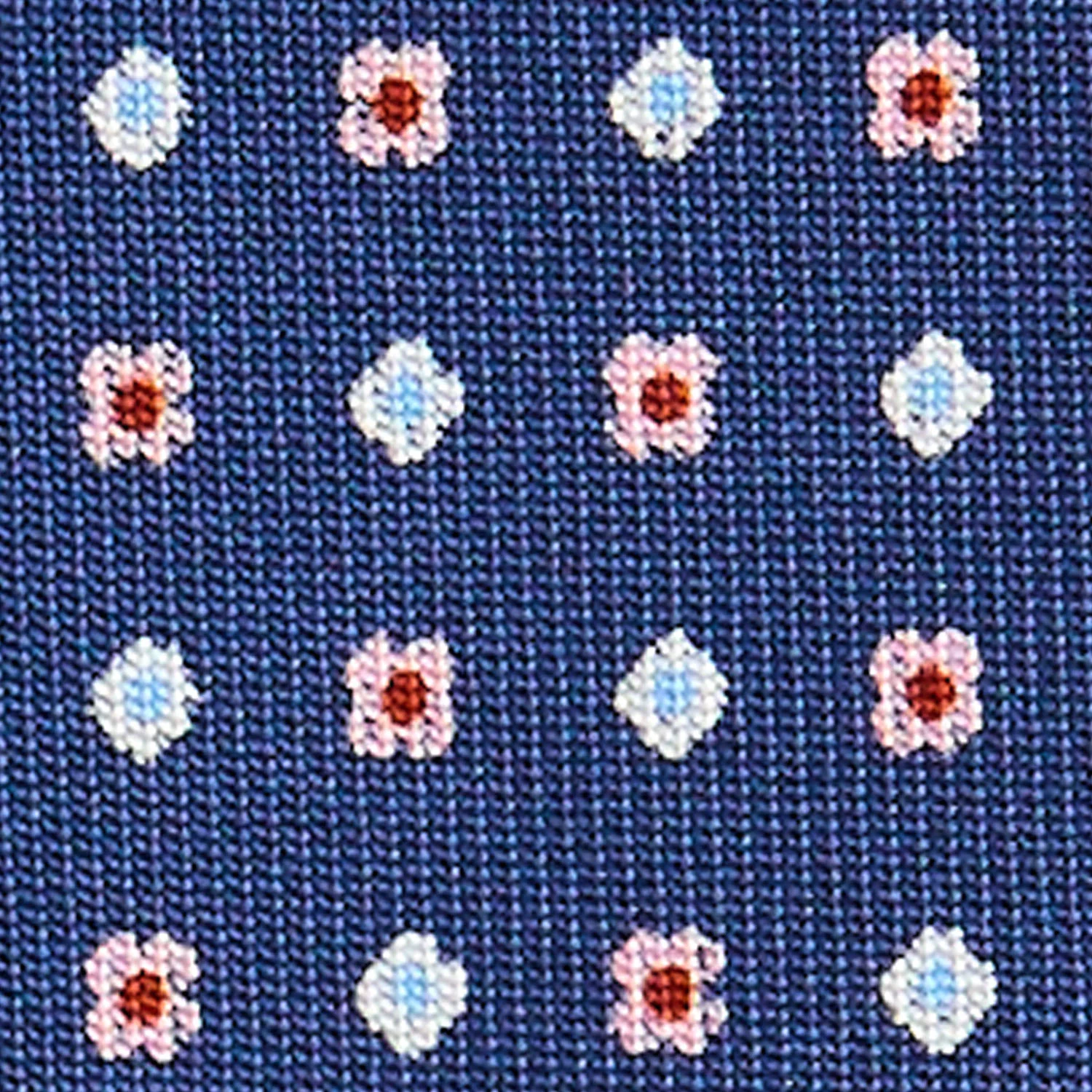 BLUE SARTORIAL 7 CM SILK TIE - Image 5