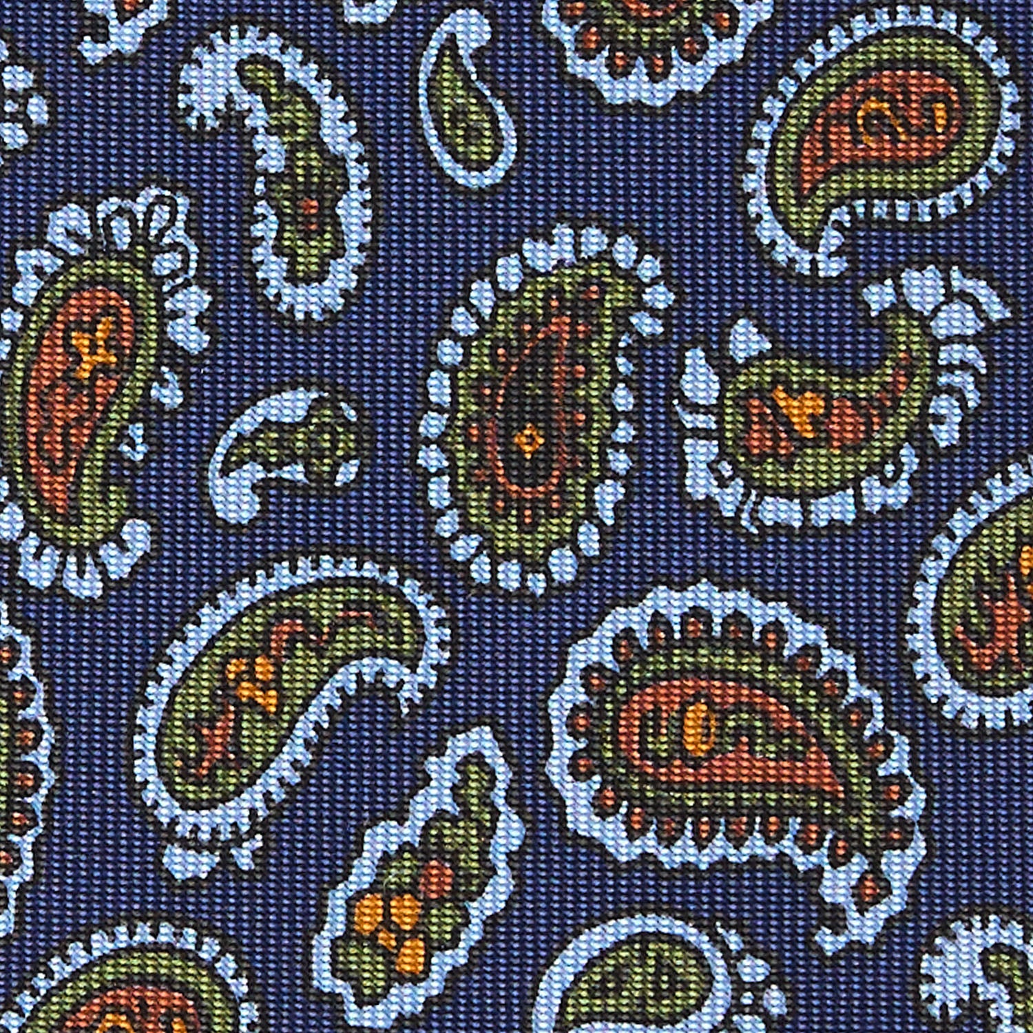 BLUE SARTORIAL CLASSIC SILK TIE - Image 5