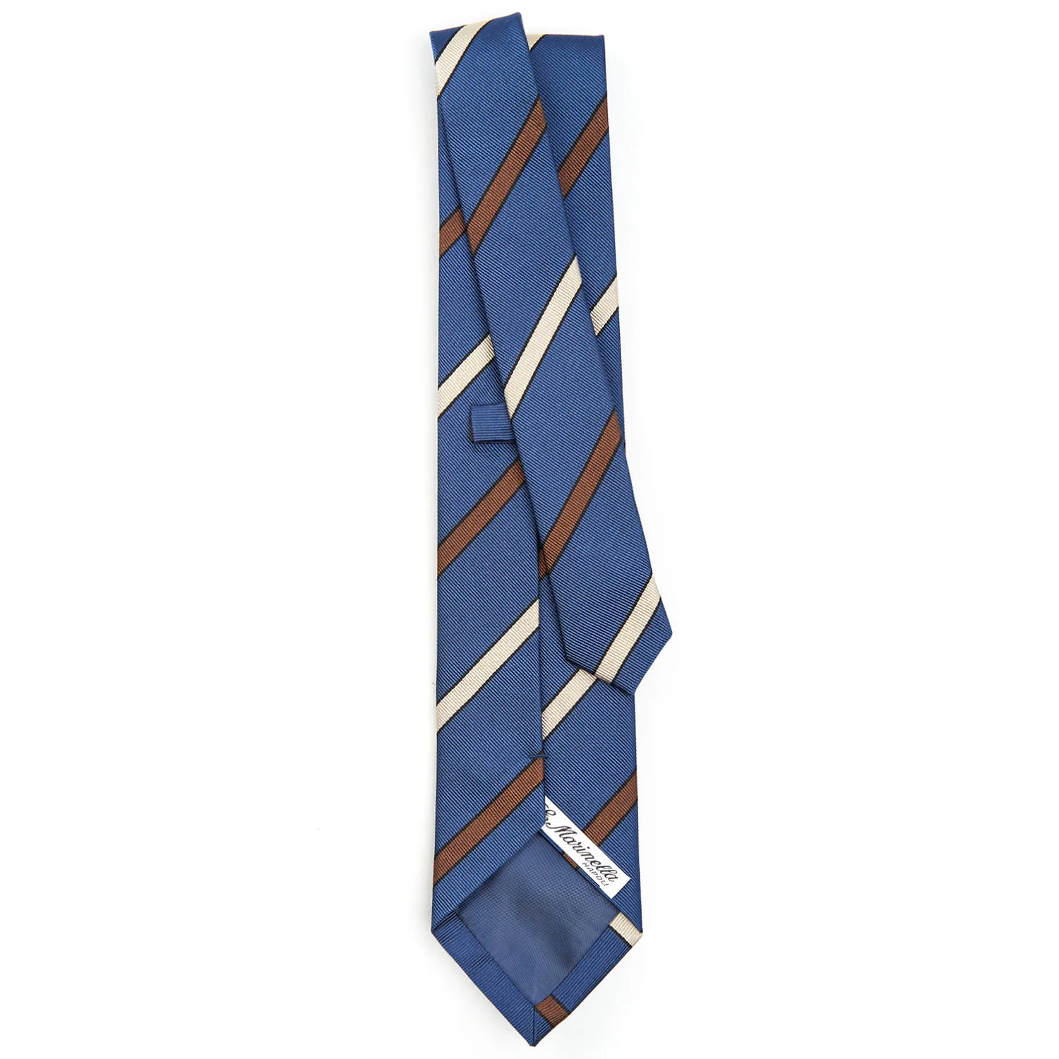 BLUE REGIMENTAL SILK TIE - Image 3