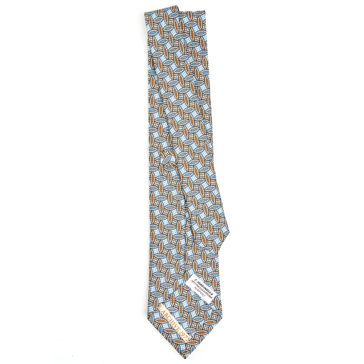 BLUE SILK TIE - Image 3