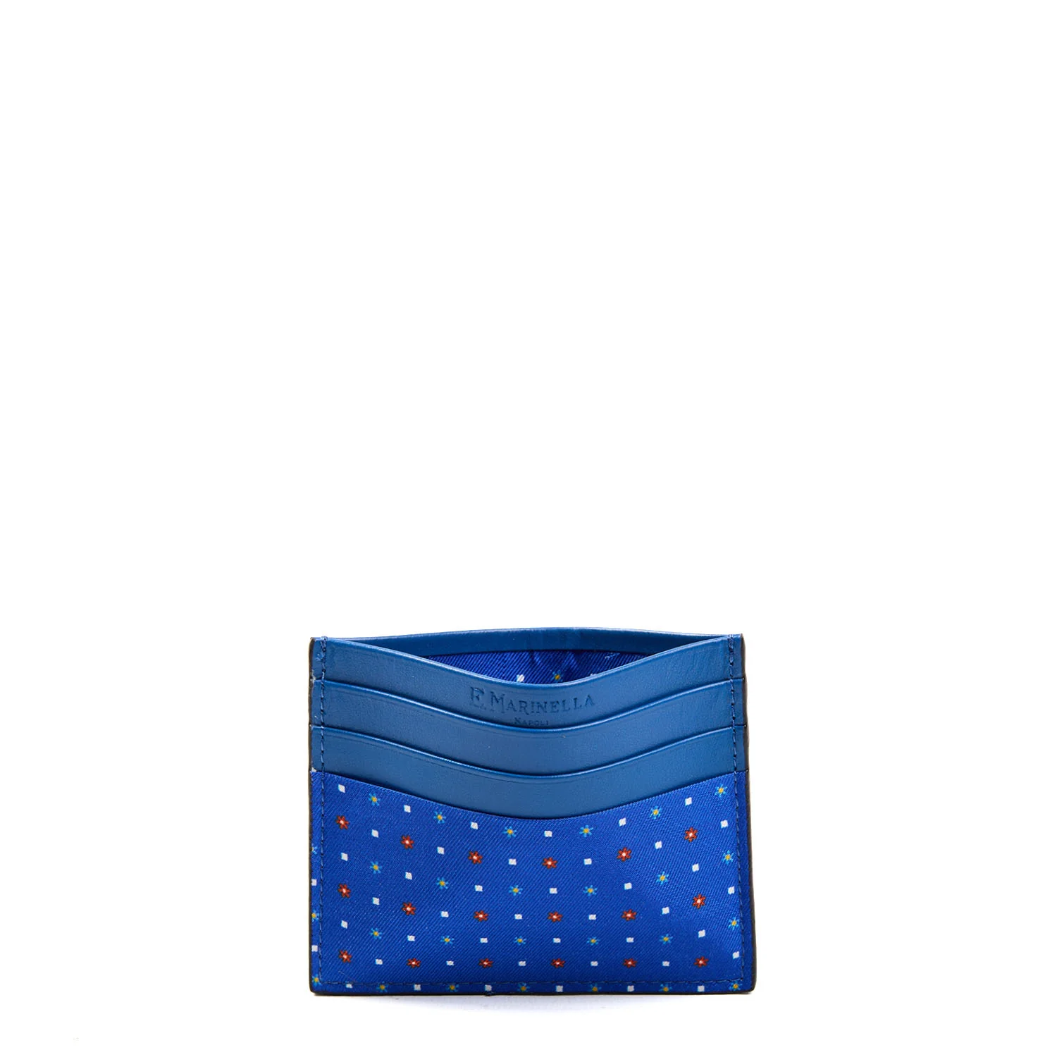 BLUETTE LEATHER AND SILK CREDIT CARD HOLDER - Image 2