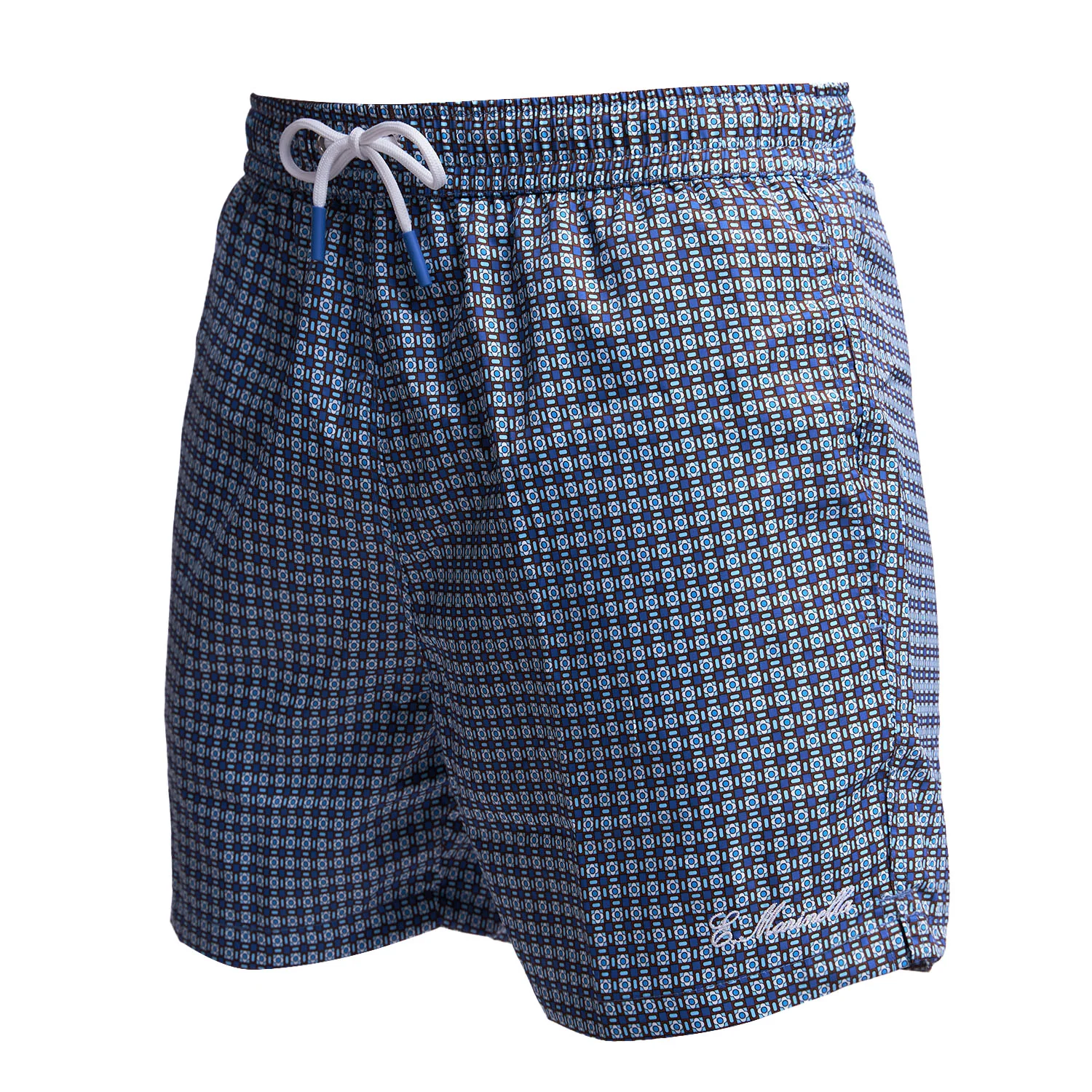 BLUE SWIM SHORTS - Image 4