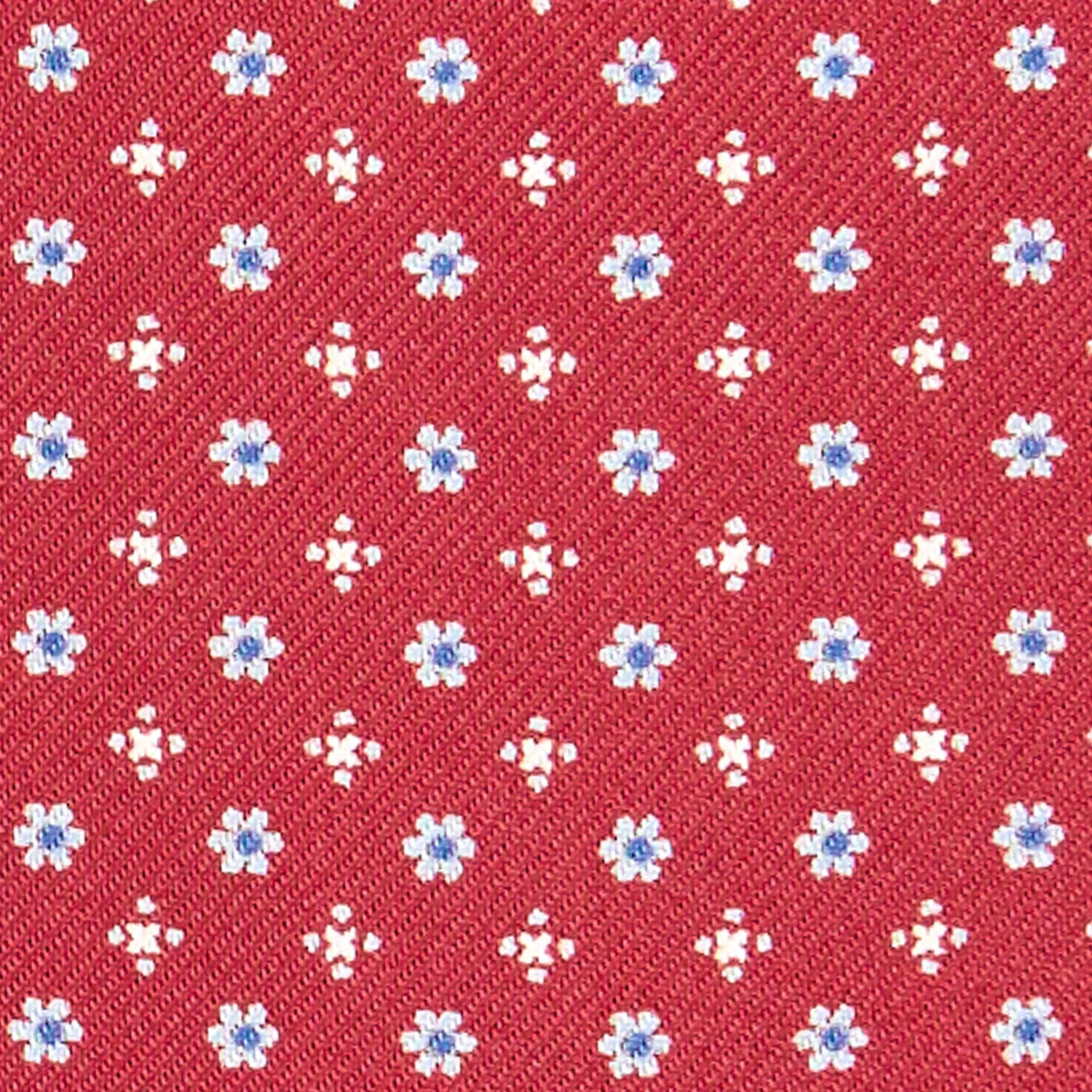 BURGUNDY SILK ASCOT TIE - Image 2