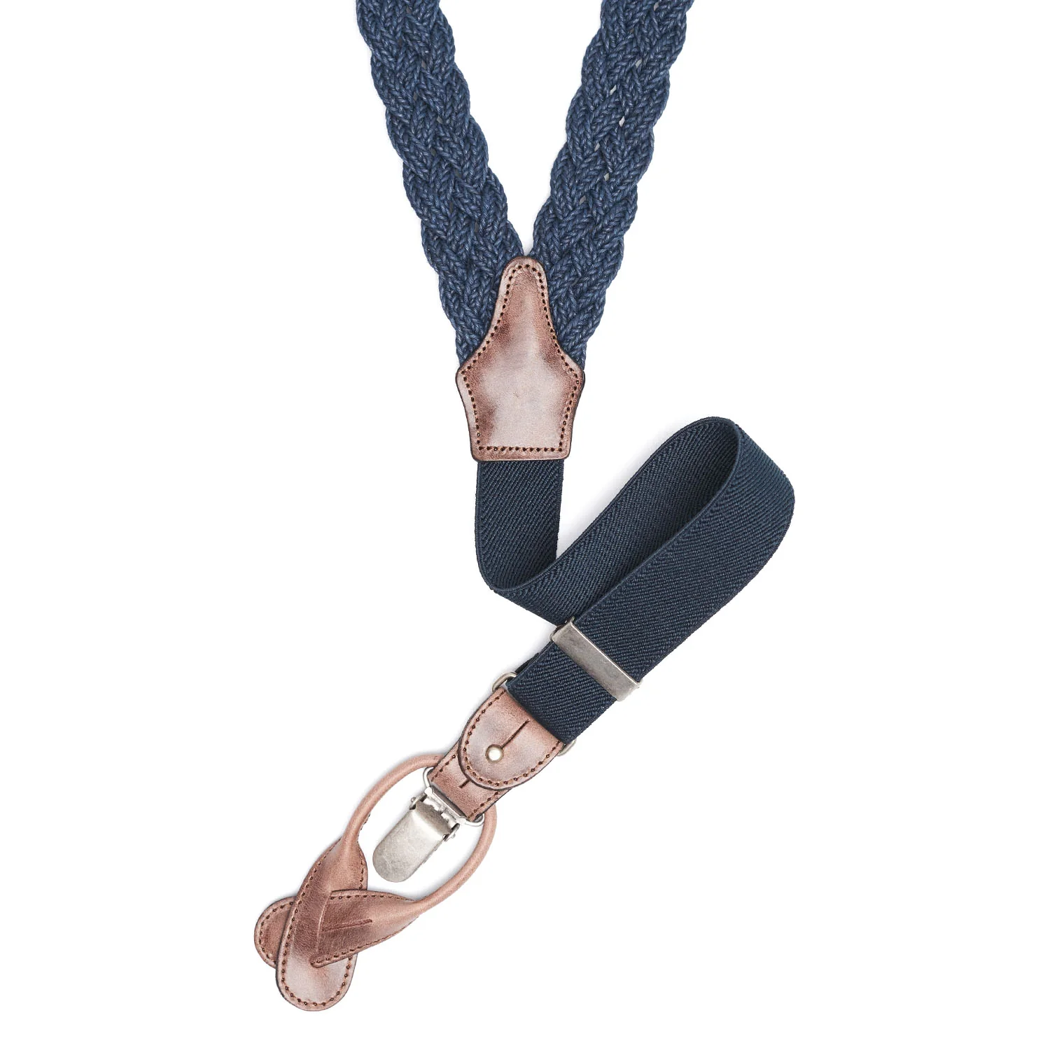BLUE BRAIDED BRACES - Image 2