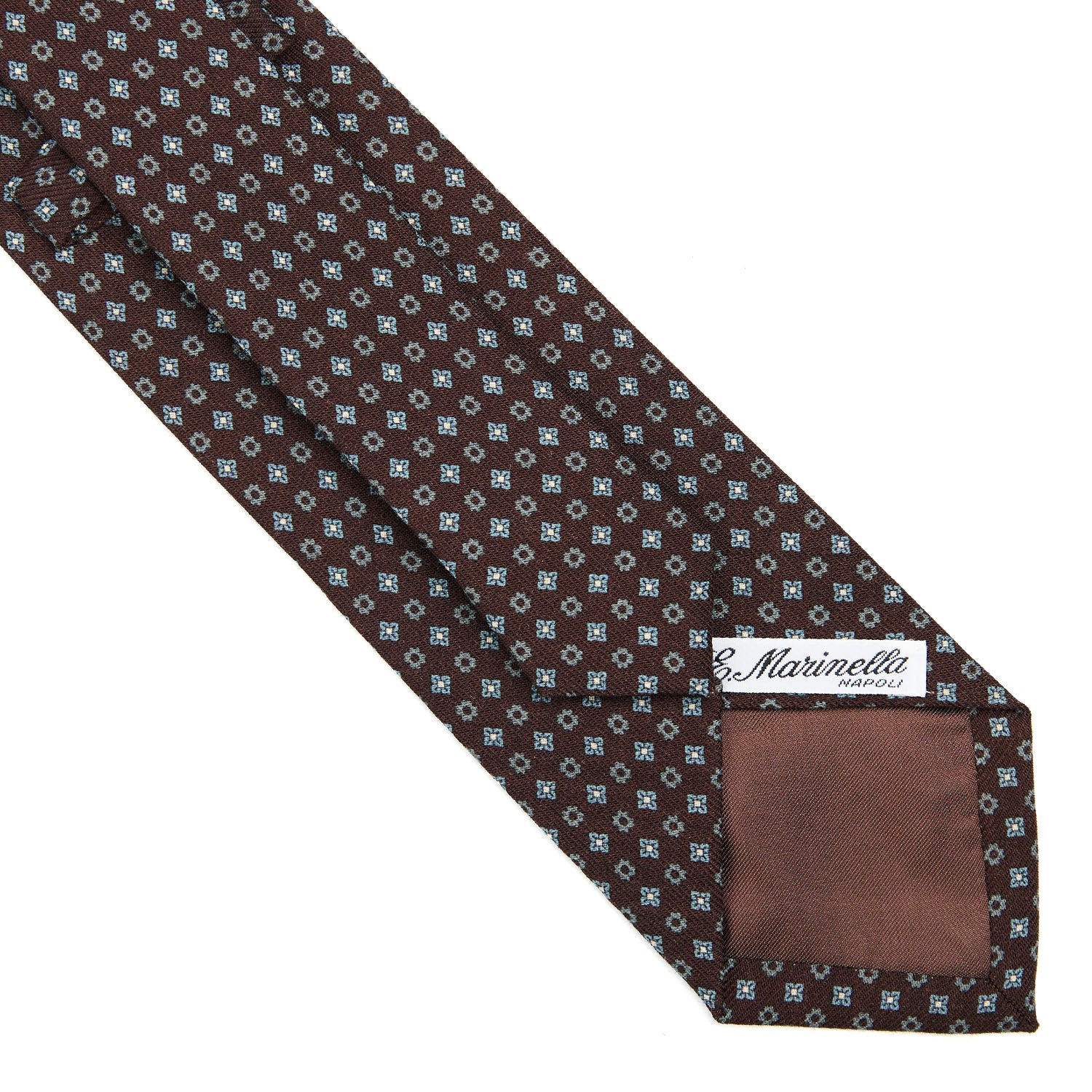 BROWN CLASSIC WOOL TIE - Image 4