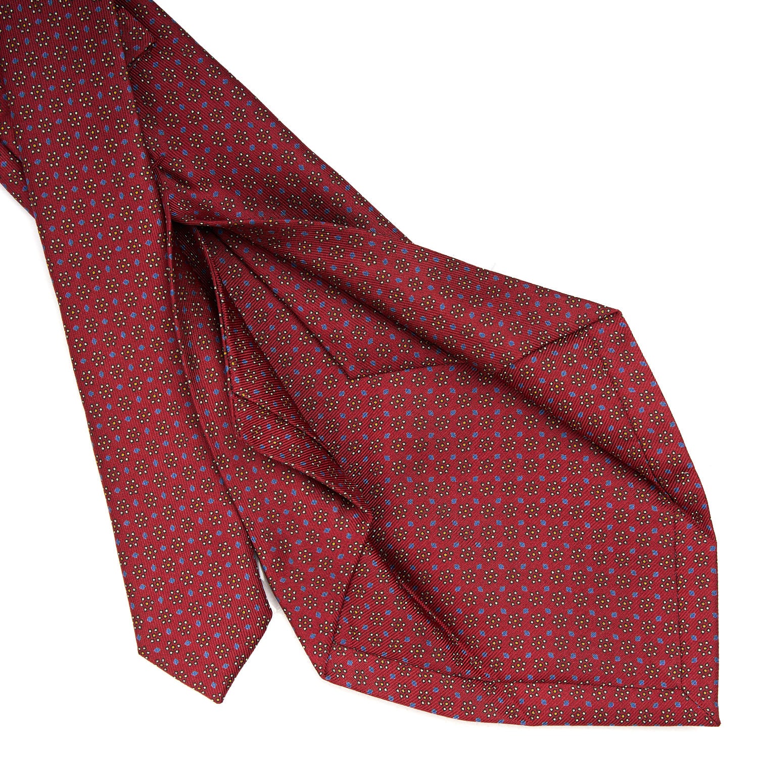 BURGUNDY 5 FOLD SARTORIAL SILK TIE