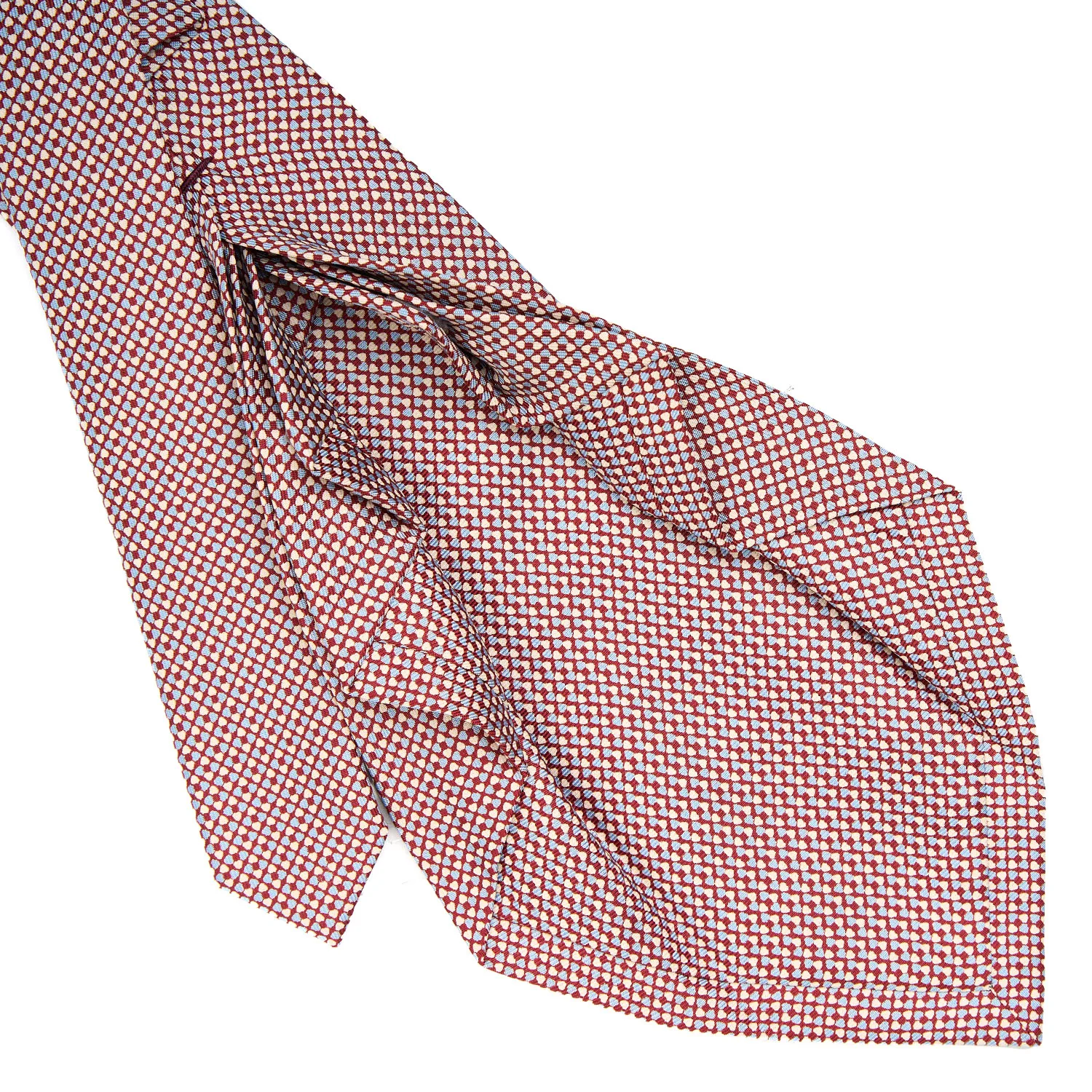 BURGUNDY 9 FOLD SARTORIAL SILK TIE