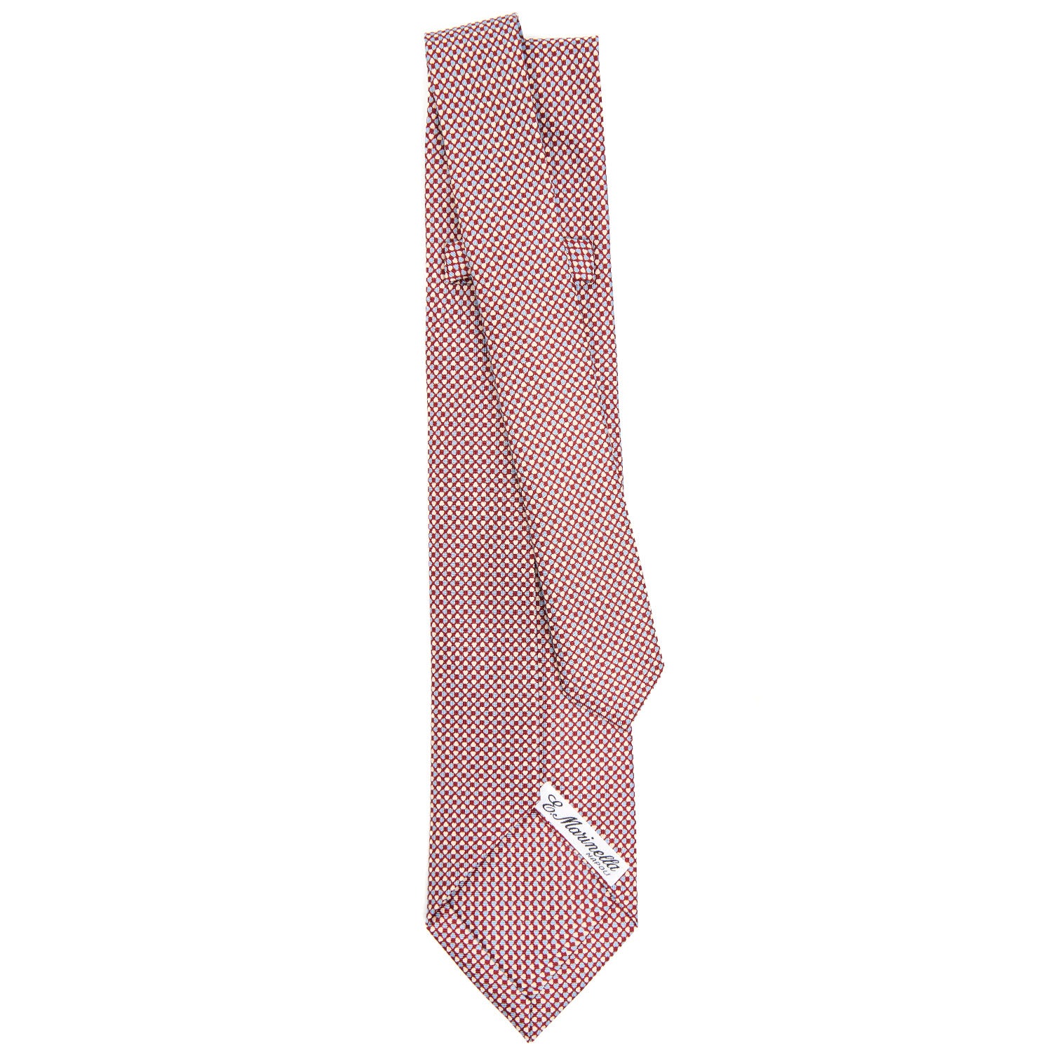 BURGUNDY 9 FOLD SARTORIAL SILK TIE - Image 3