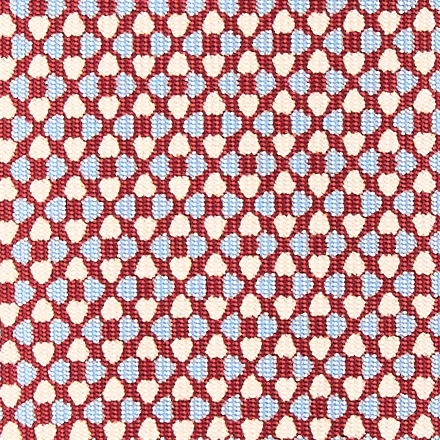 BURGUNDY 9 FOLD SARTORIAL SILK TIE - Image 4