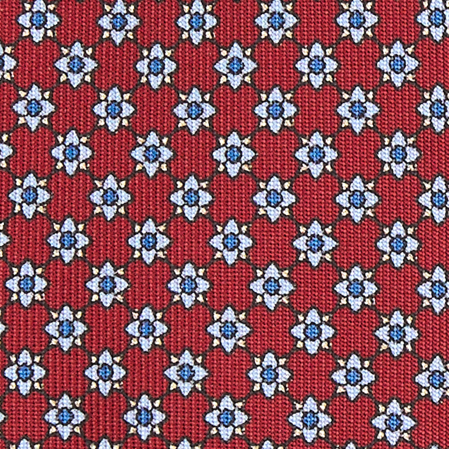 BURGUNDY 9 FOLD SARTORIAL SILK TIE - Image 4