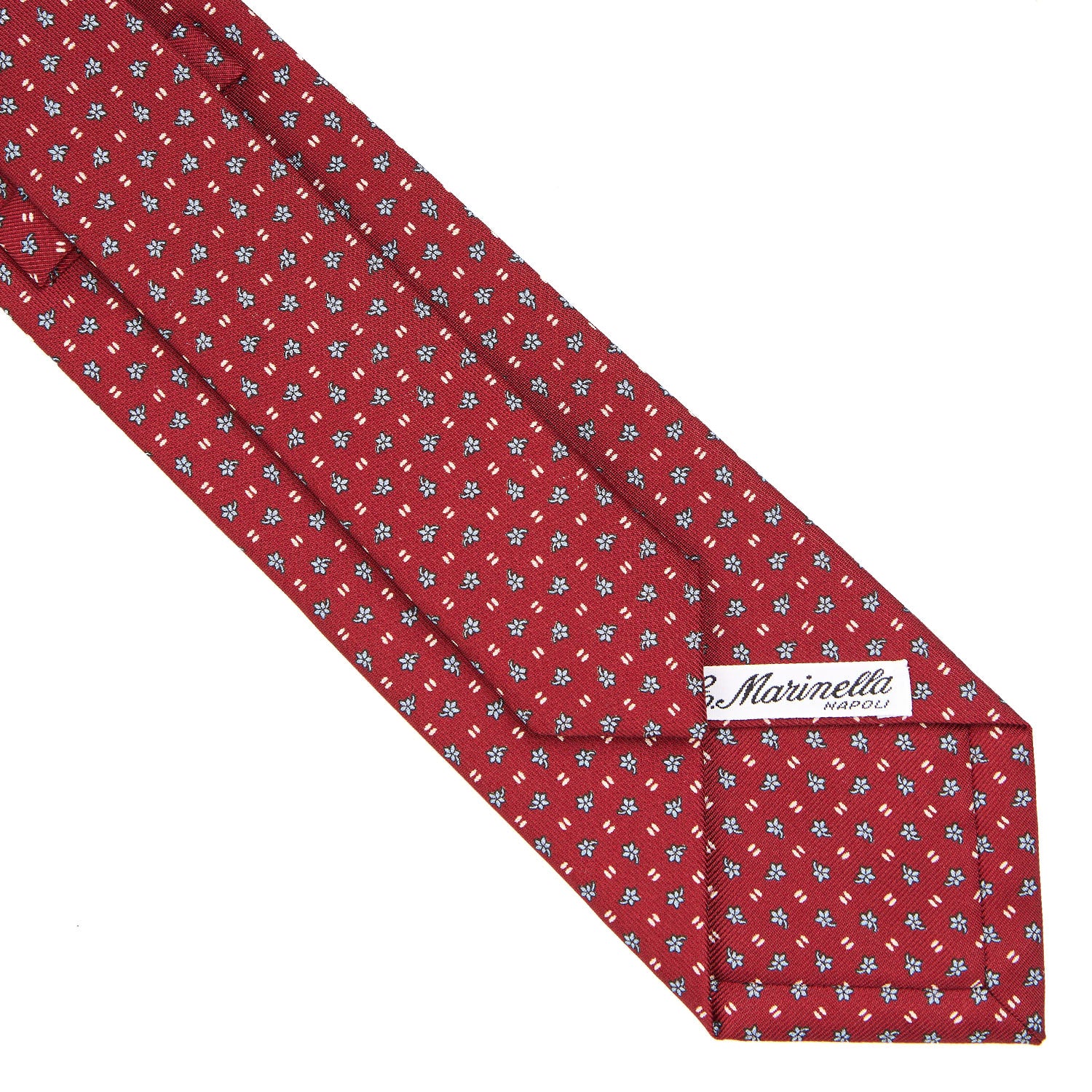 BURGUNDY CLASSIC SILK TIE - Image 4