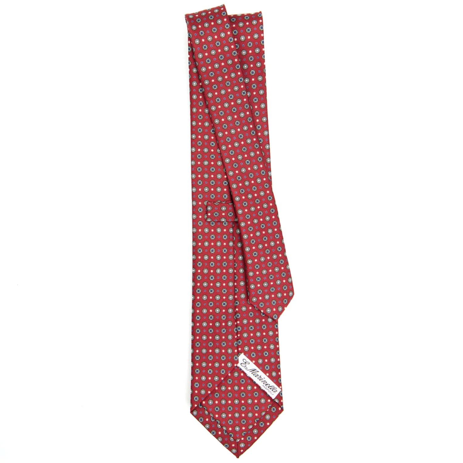 BURGUNDY CLASSIC SILK TIE - Image 3