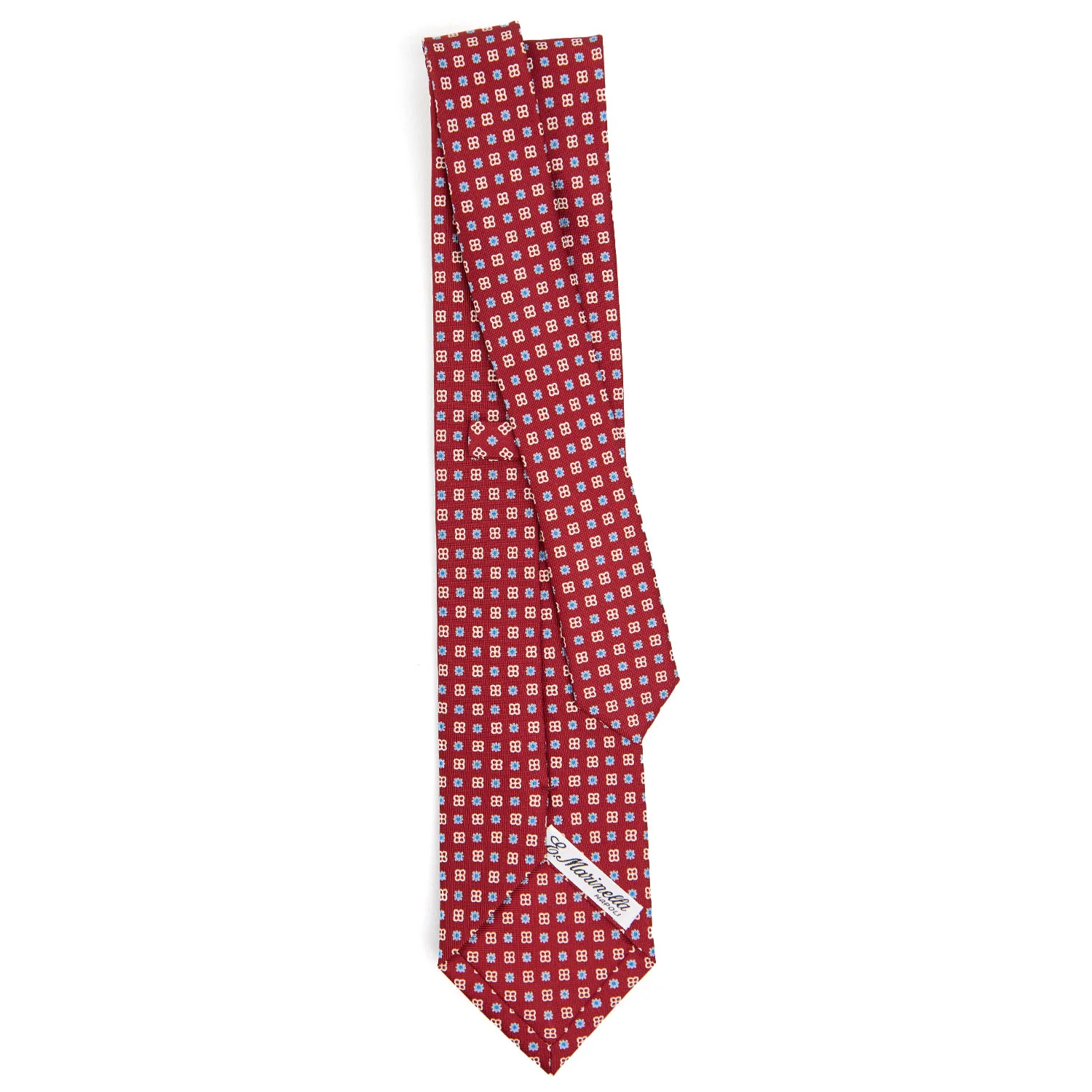 BURGUNDY CLASSIC SILK TIE - Image 3