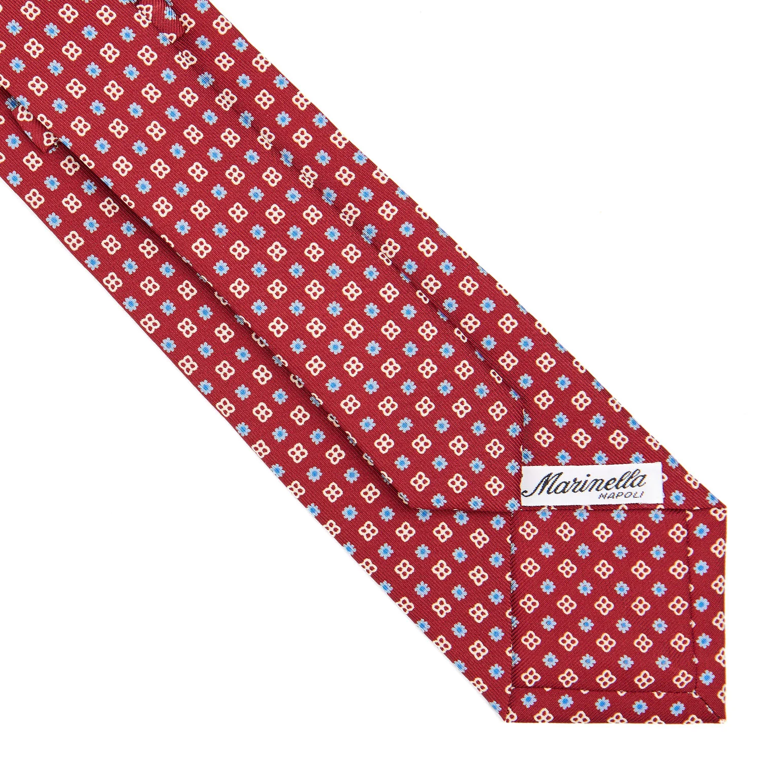 BURGUNDY CLASSIC SILK TIE - Image 4